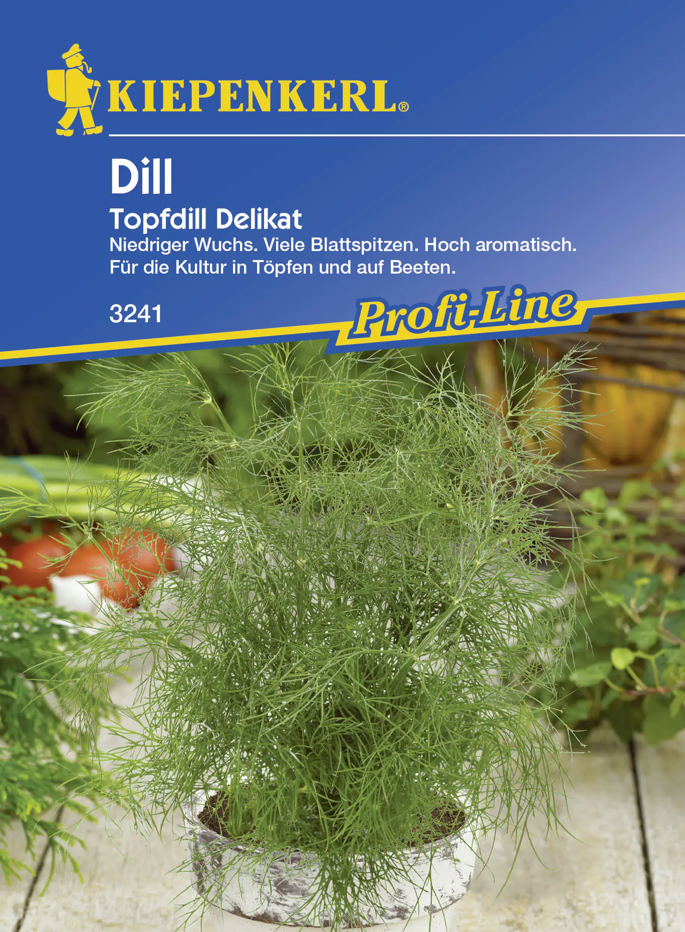 Kiepenkerl Dill Delikat Anethum graveolens var. hortorum, Inhalt: ca. 40 Töpfe Kiepenkerl Dill Delikat Anethum graveolens var. hortorum, Inhalt: ca. 40 Töpfe