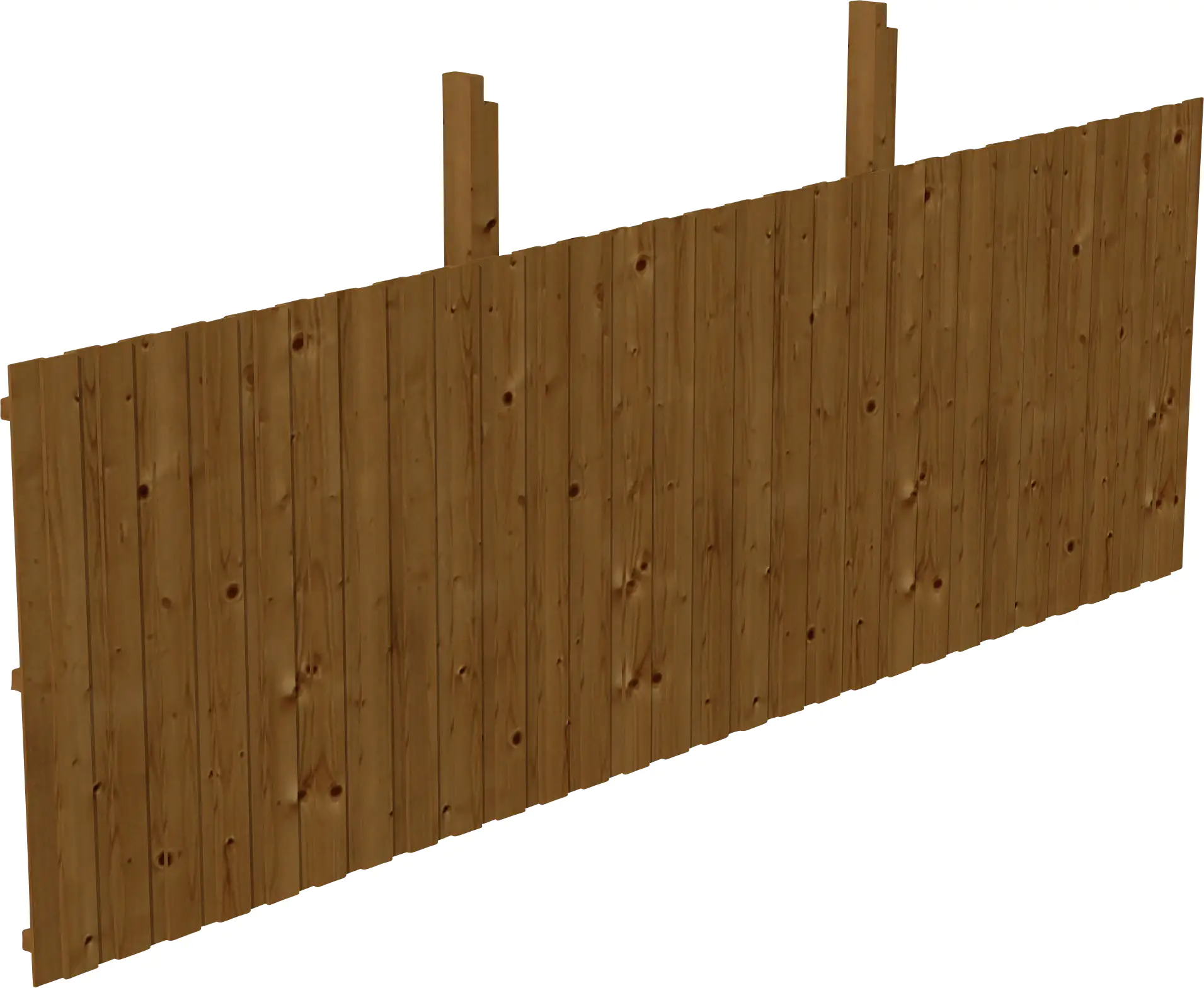 SKAN HOLZ Rückwand Deckelschalung 550 x 180 cm Fichte