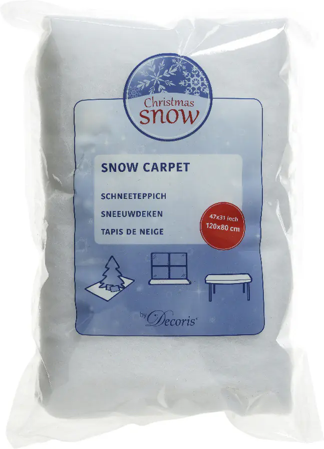 Kaemingk Schneeteppich weiß 120 x 80 cm Kaemingk Schneeteppich weiß 120 x 80 cm