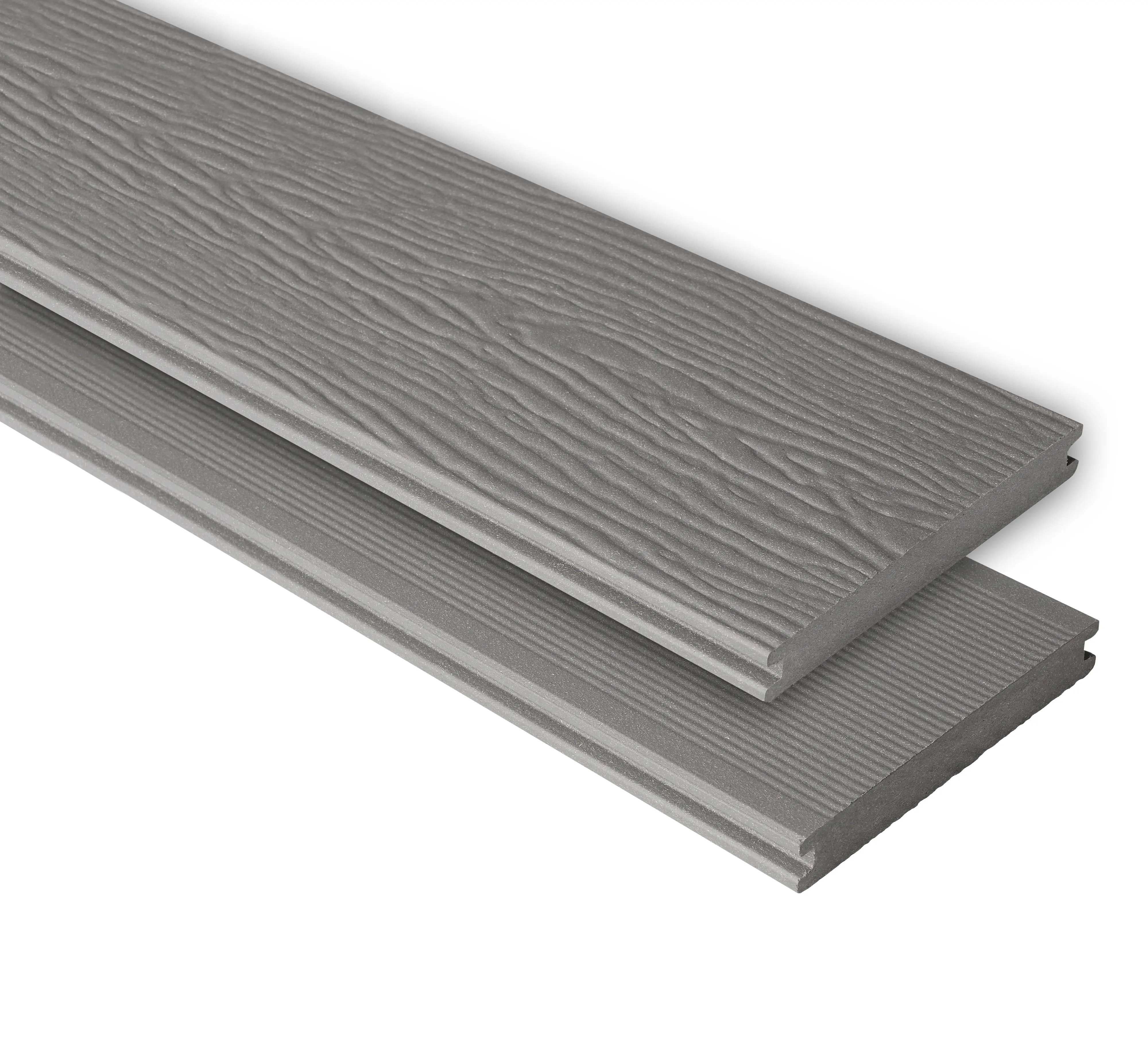 Kovalex Terrassendiele WPC 1-6 m x 20 cm grau matt Meterware