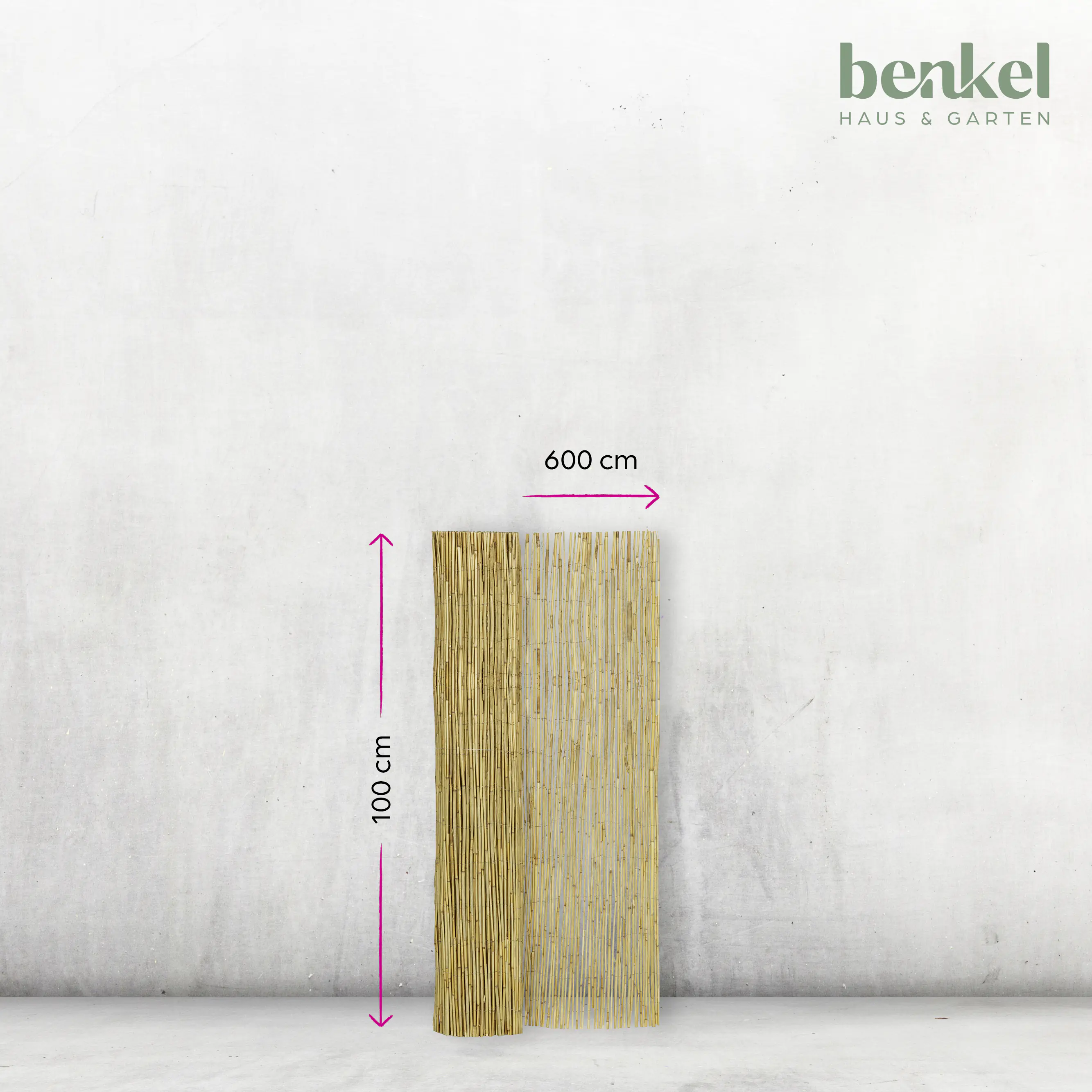 Schilfrohrmatte 6 x 1 m Schilfrohrmatte 6 x 1 m