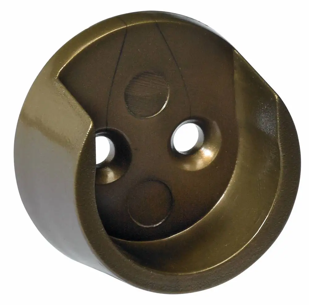 Hettich Schrankrohrlager für runde Schrankrohre Ø 20 mm, goldfarben