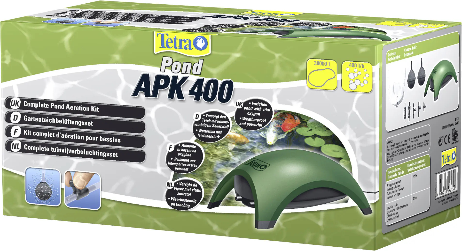 Tetra Pond Teichpflege Luftpumpe APK 400 Air Set
