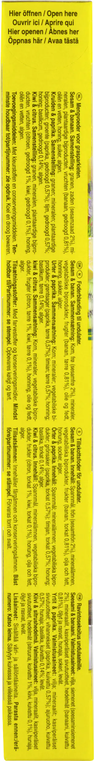 Vitakraft Kräcker® Trio Banane Kräuter Kiwi 3 Stück / 90 g