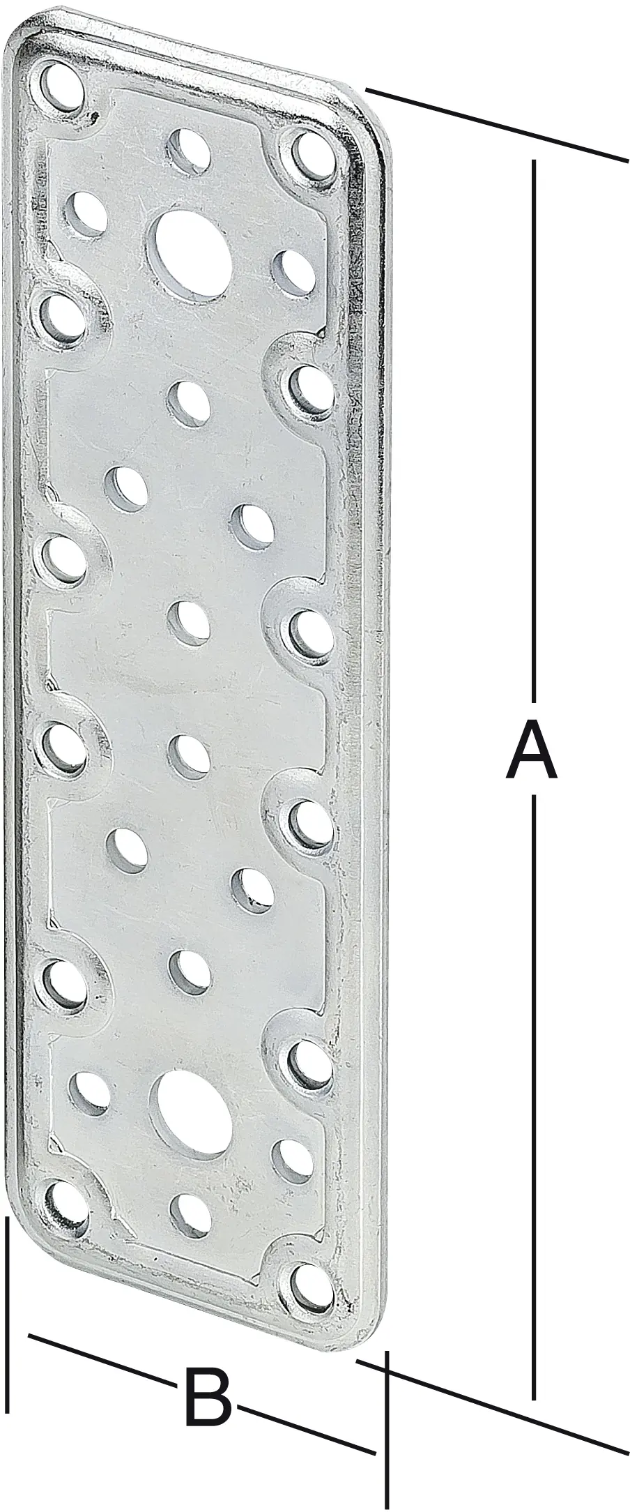 Vormann Combi-Flachverbinder 80 x 50 mm Stahl verzinkt Vormann Combi-Flachverbinder 80 x 50 mm Stahl verzinkt