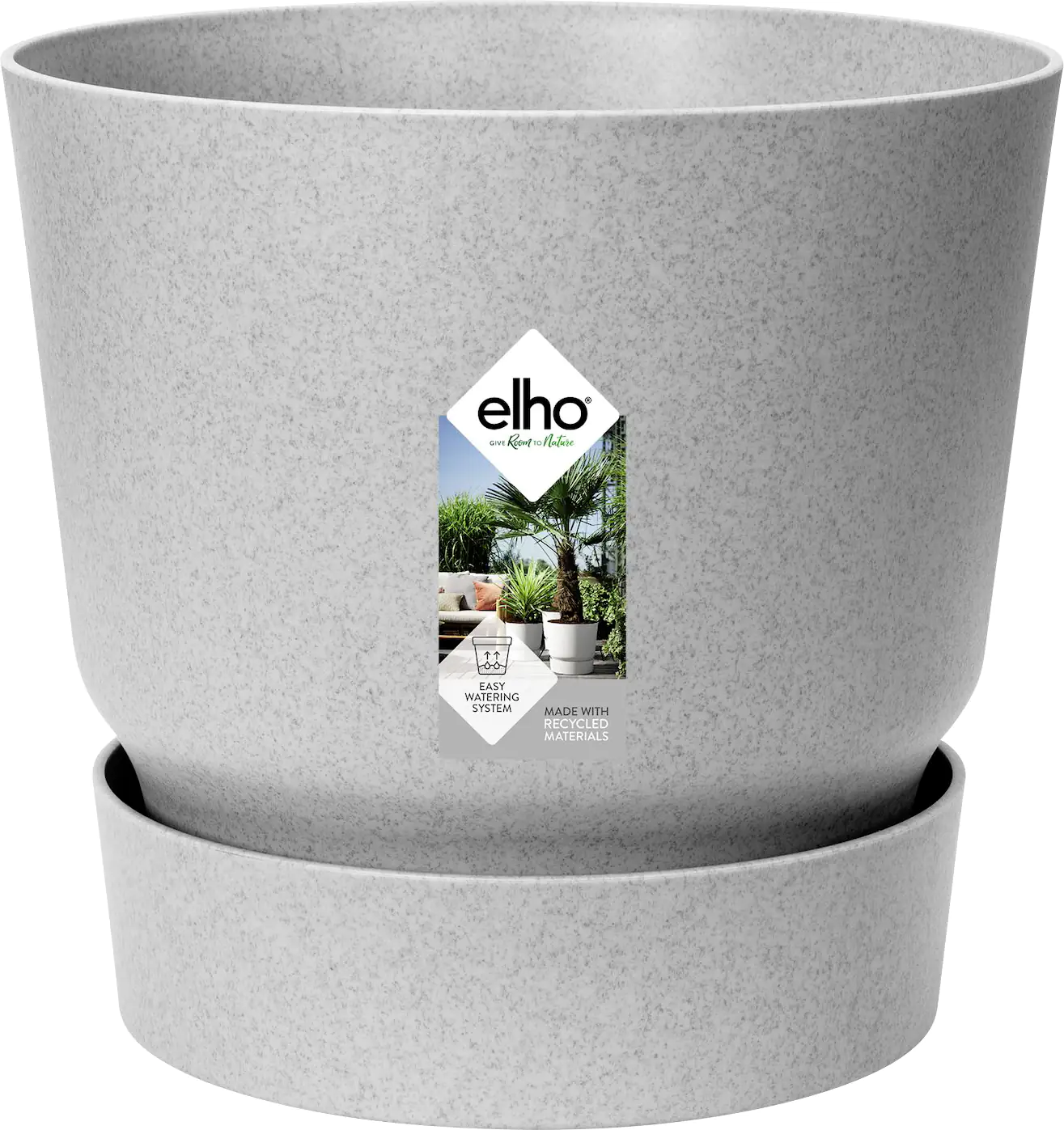 Elho Pflanztopf Greenville beton Ø 30 cm