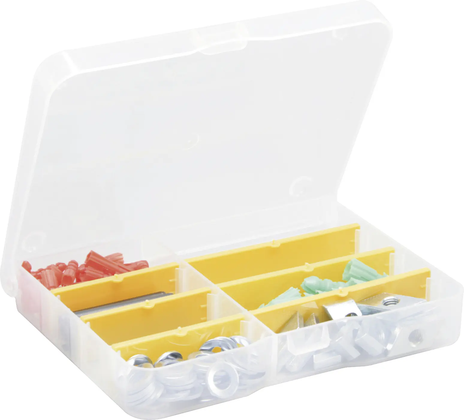 Allit Sortimentskasten,2-8 Fächer EuroPlus Basic 17/2-6 transparent