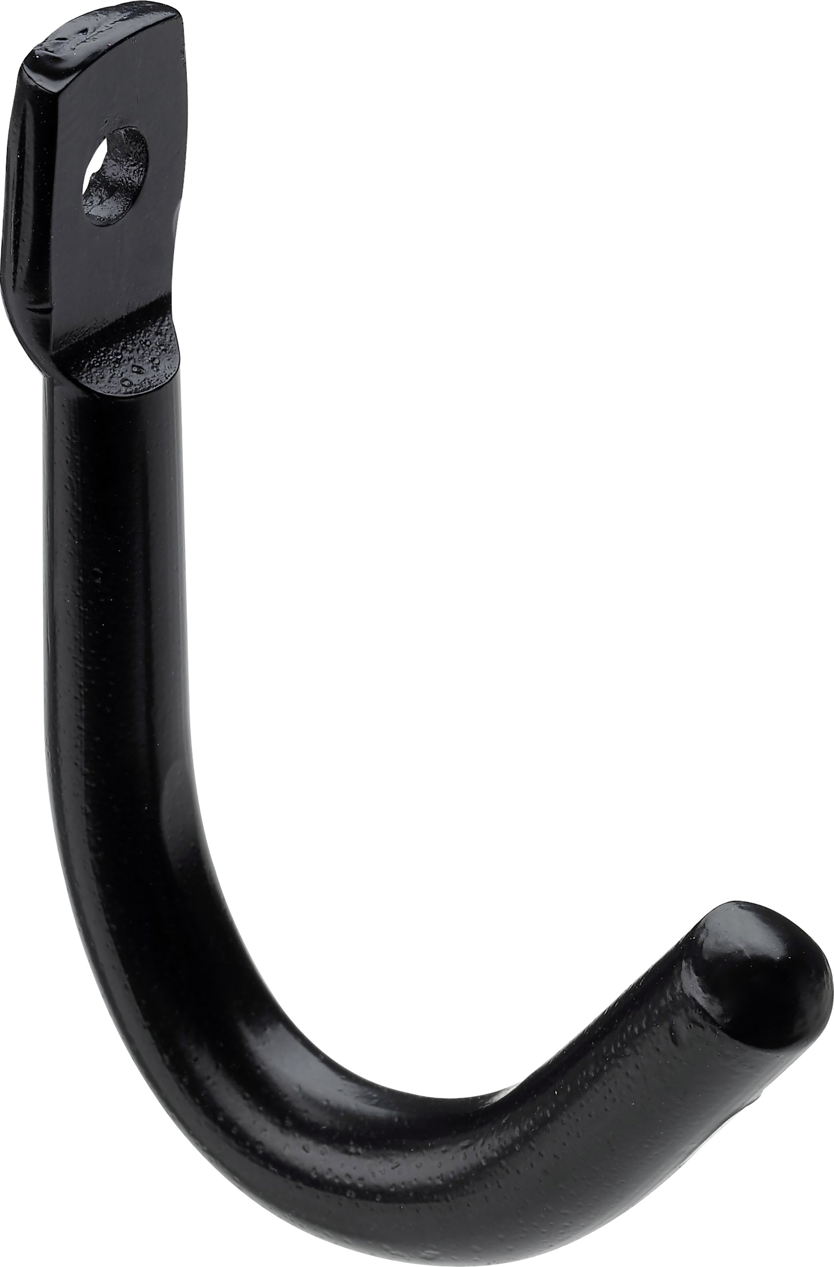 Hettich Garderobenhaken Stahl 4,8 x 0,8 x 3,5 cm schwarz