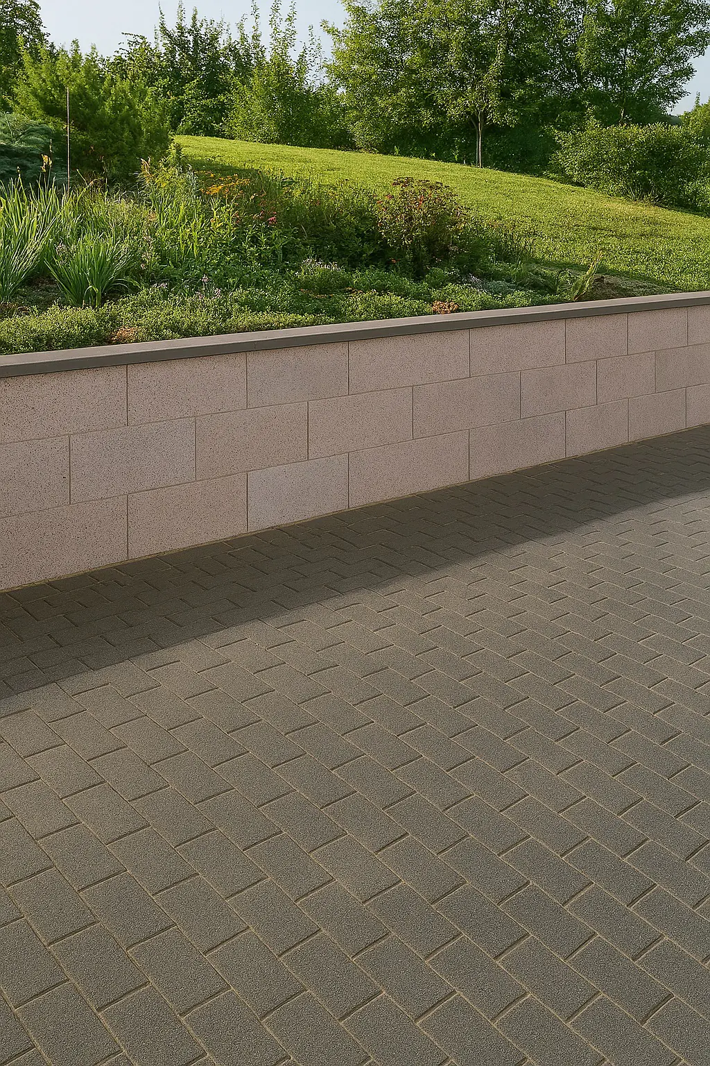 EHL Planomurabdeckplatte 50 x 32 x 4 cm grau 