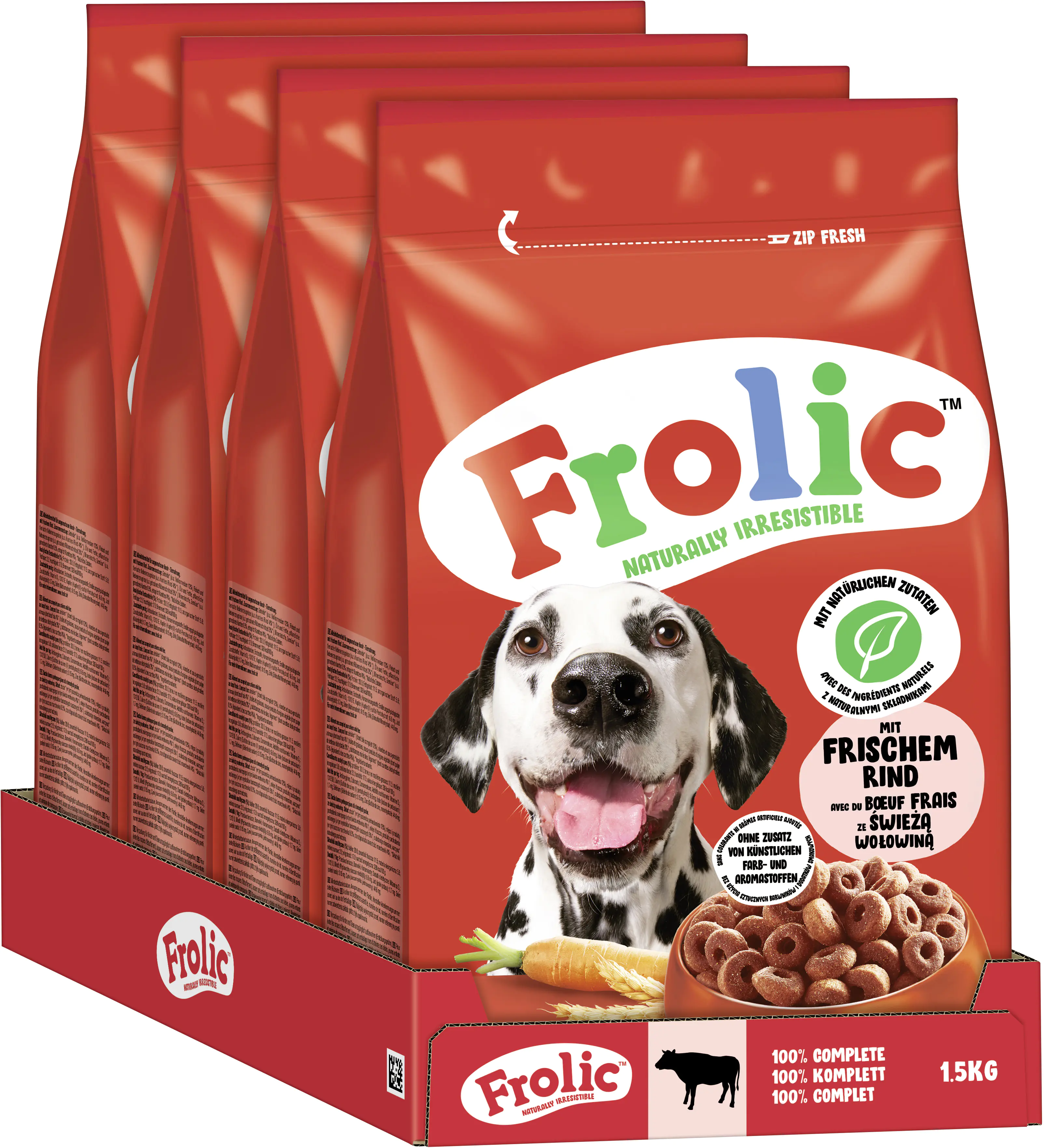 Frolic Trockenfutter Rind 1,5 kg Frolic Trockenfutter Rind 1,5 kg