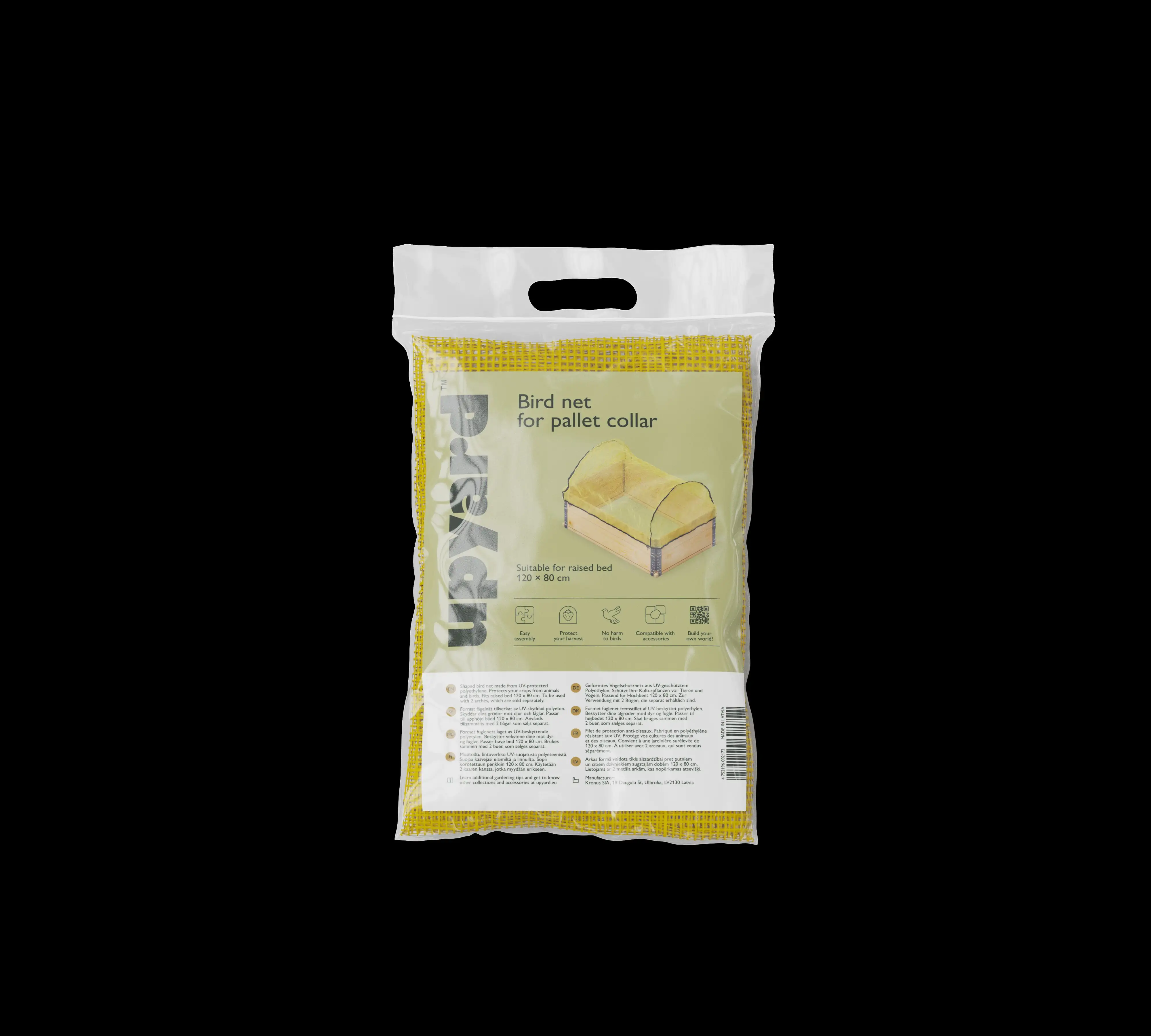 Upyard Vogelschutznetz für Bögen 120 x 80 cm