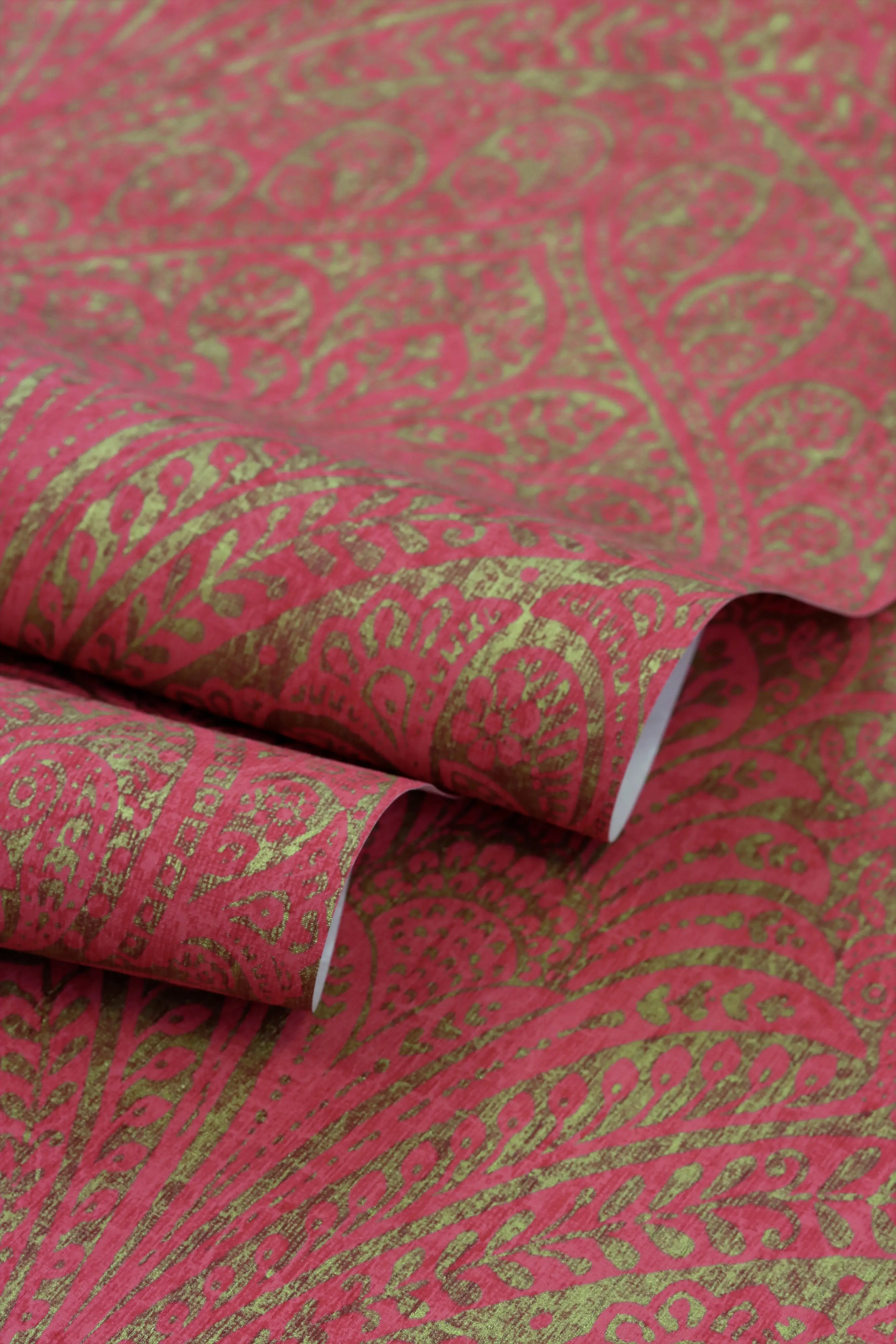 Rasch Vliestapete 746365 Pink-Dunkelpink Muster & Motive 10,05 m x 0,53 m