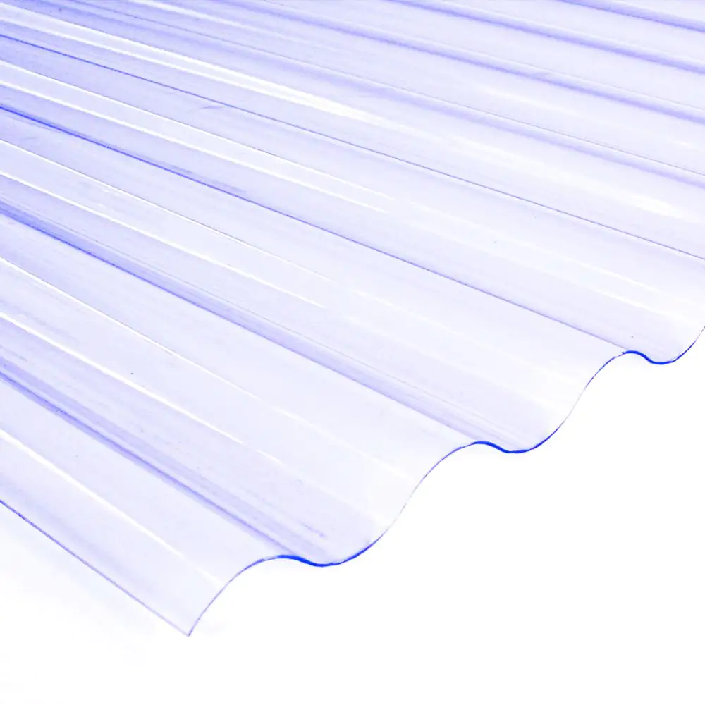 PVC-Wellplatte 76/18 200 x 90 cm 0,7 mm klar