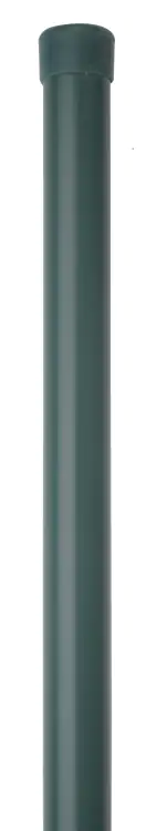 4004338617677_99 Alberts Zaunpfosten ungebohrt 200 cm Ø 34 mm grün