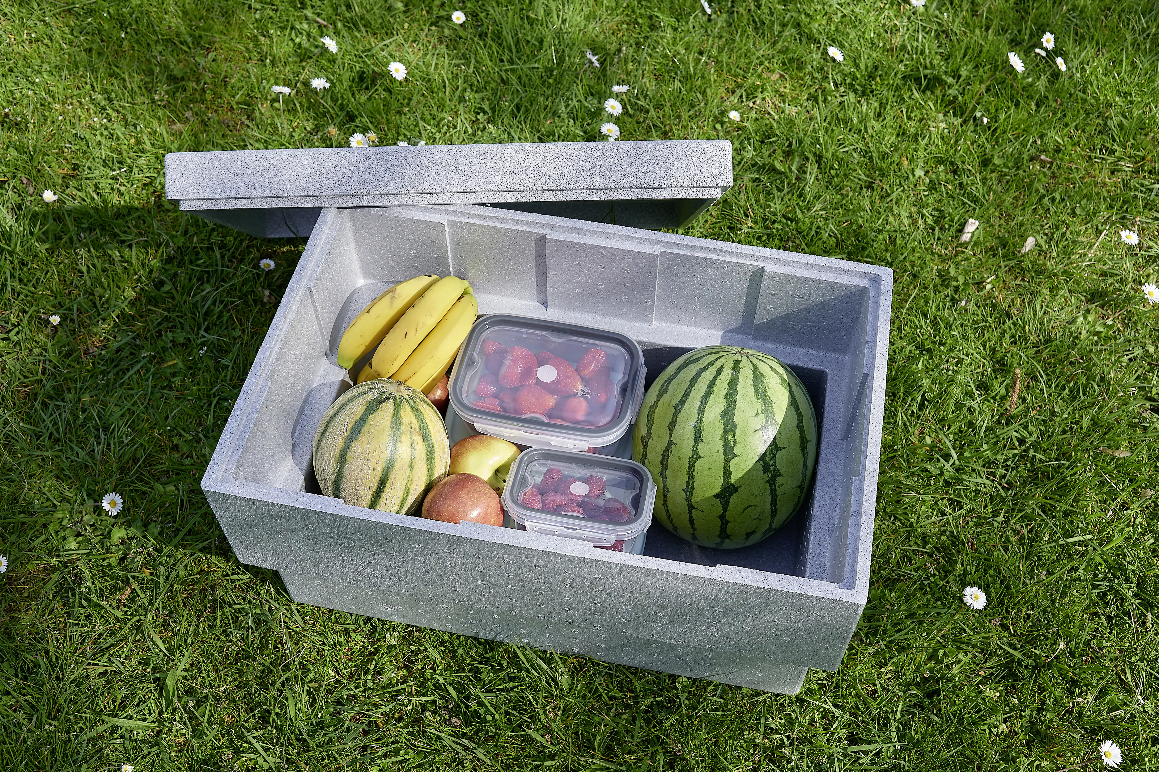 Climapor Thermobox PLUS inkl. Deckel - ca. 35 L, grau