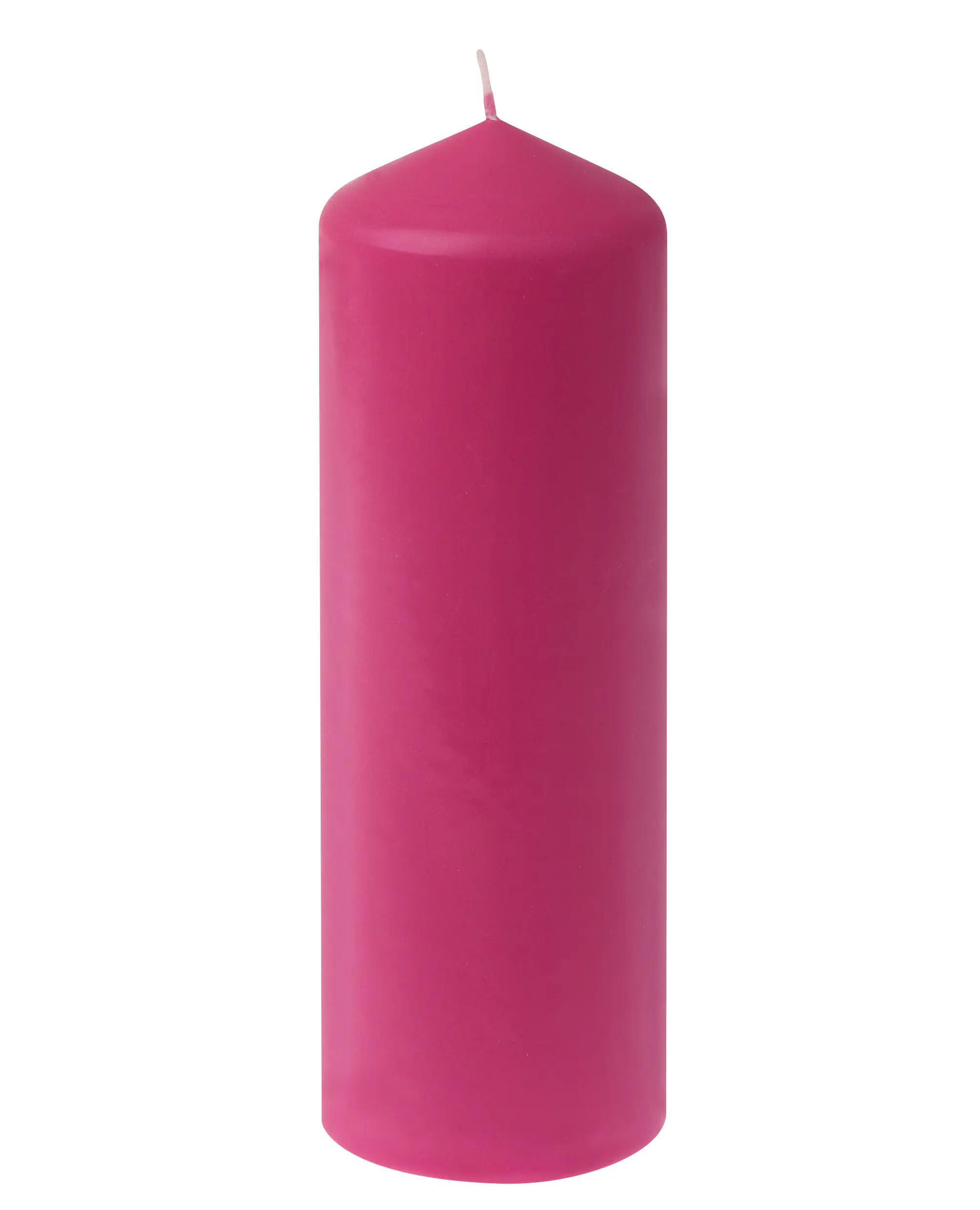 Steinhart Stumpenkerze Ø 6,7 x 20 cm pink 