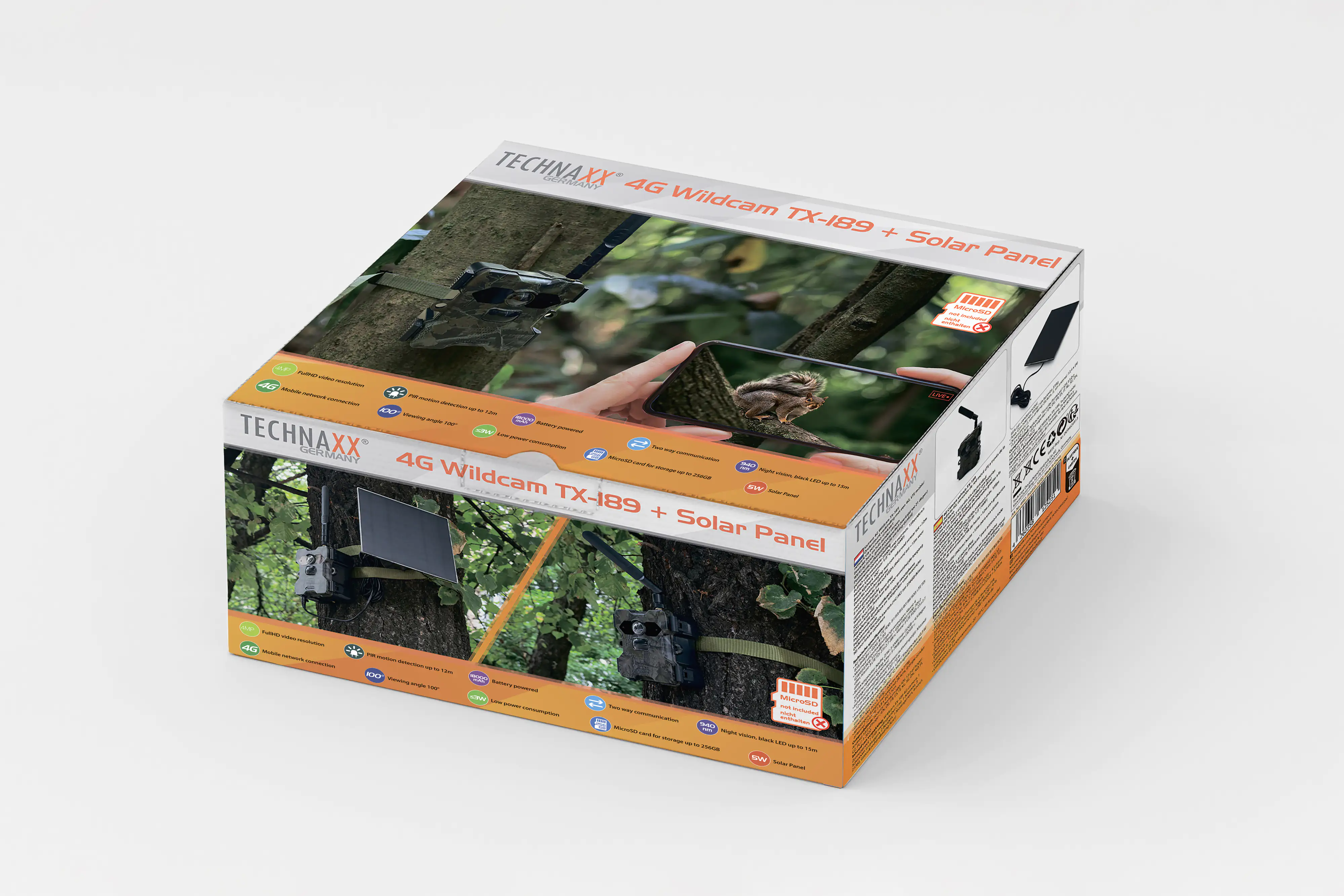 Technaxx 4G Solar-Wildkamera TX-189 Technaxx 4G Solar-Wildkamera TX-189