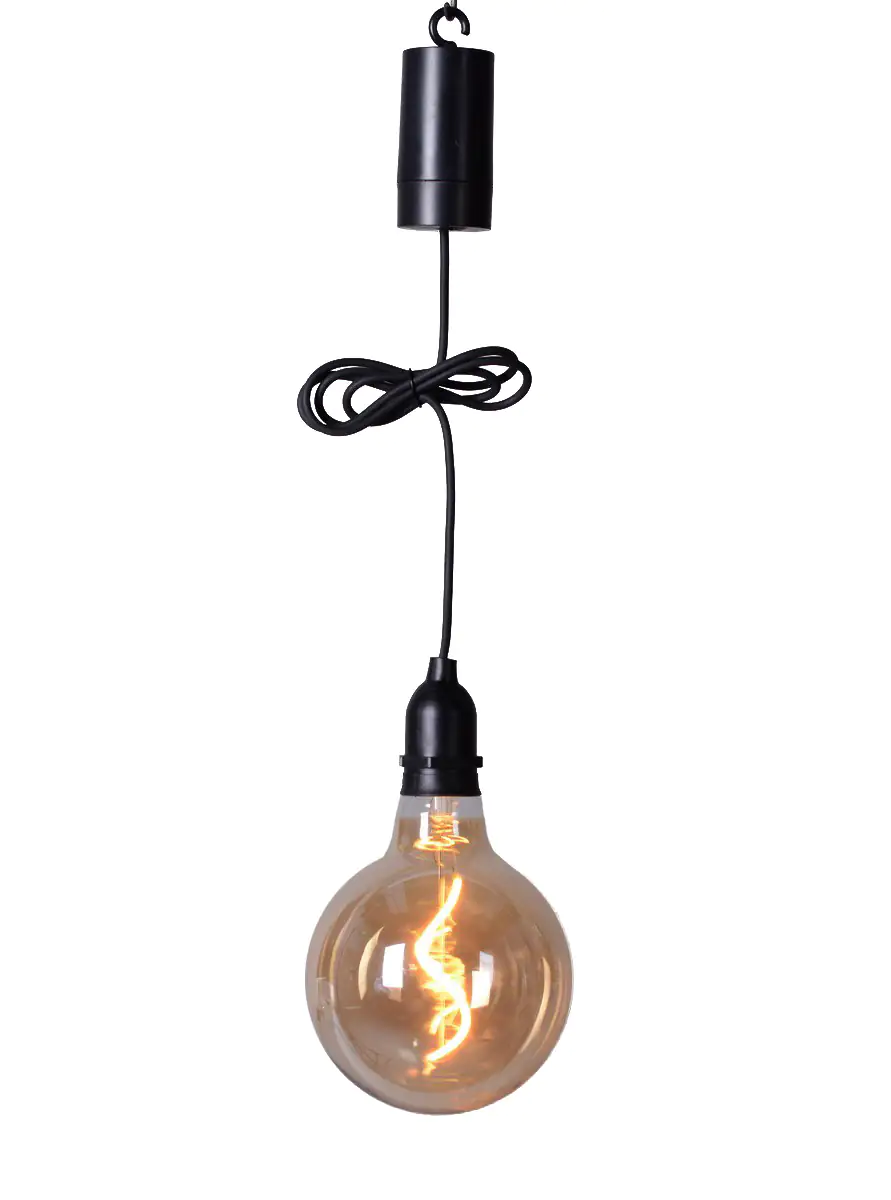 TrendLine LED Hängeleuchte Edison Ø 12,5 cm warmweiß, für Außen, 16 LED