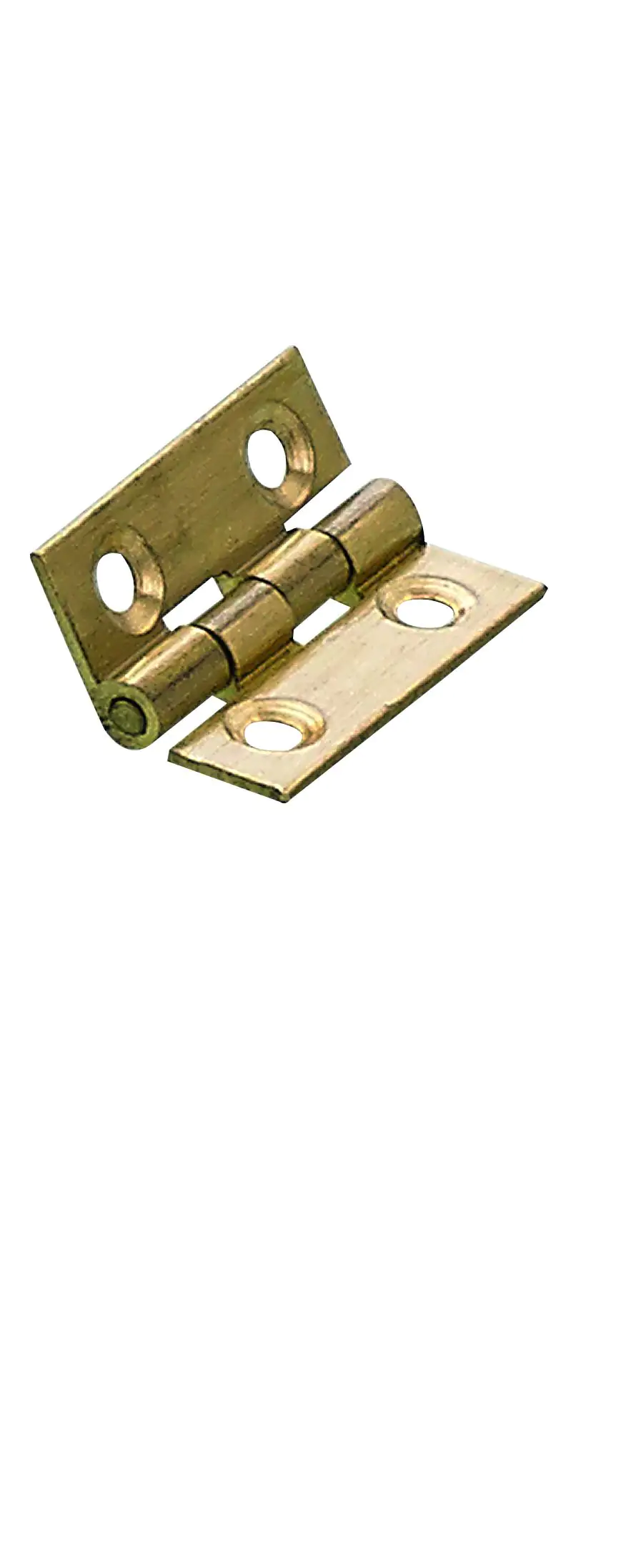 Hettich Schmales Scharnier Messing, matt, 19 x 25 mm