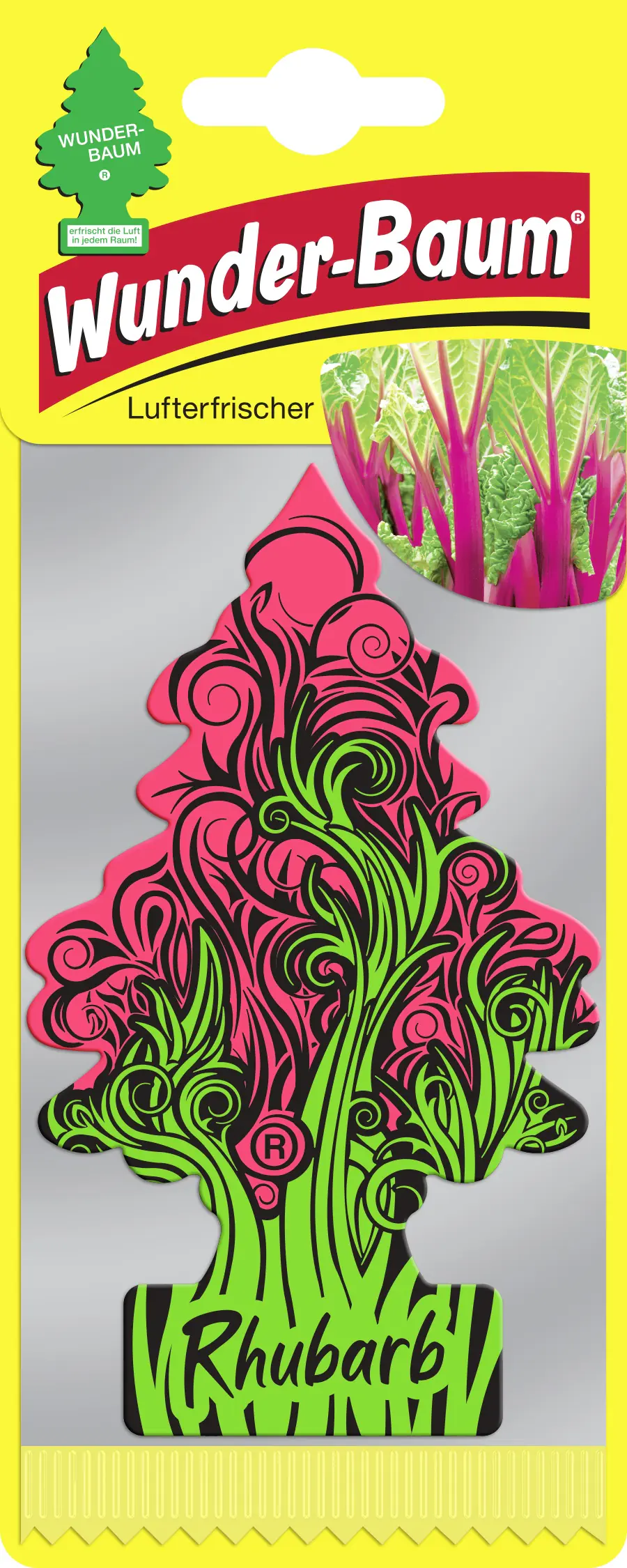 Wunderbaum Papierlufterfrischer Rhabarber Wunderbaum Papierlufterfrischer Rhabarber