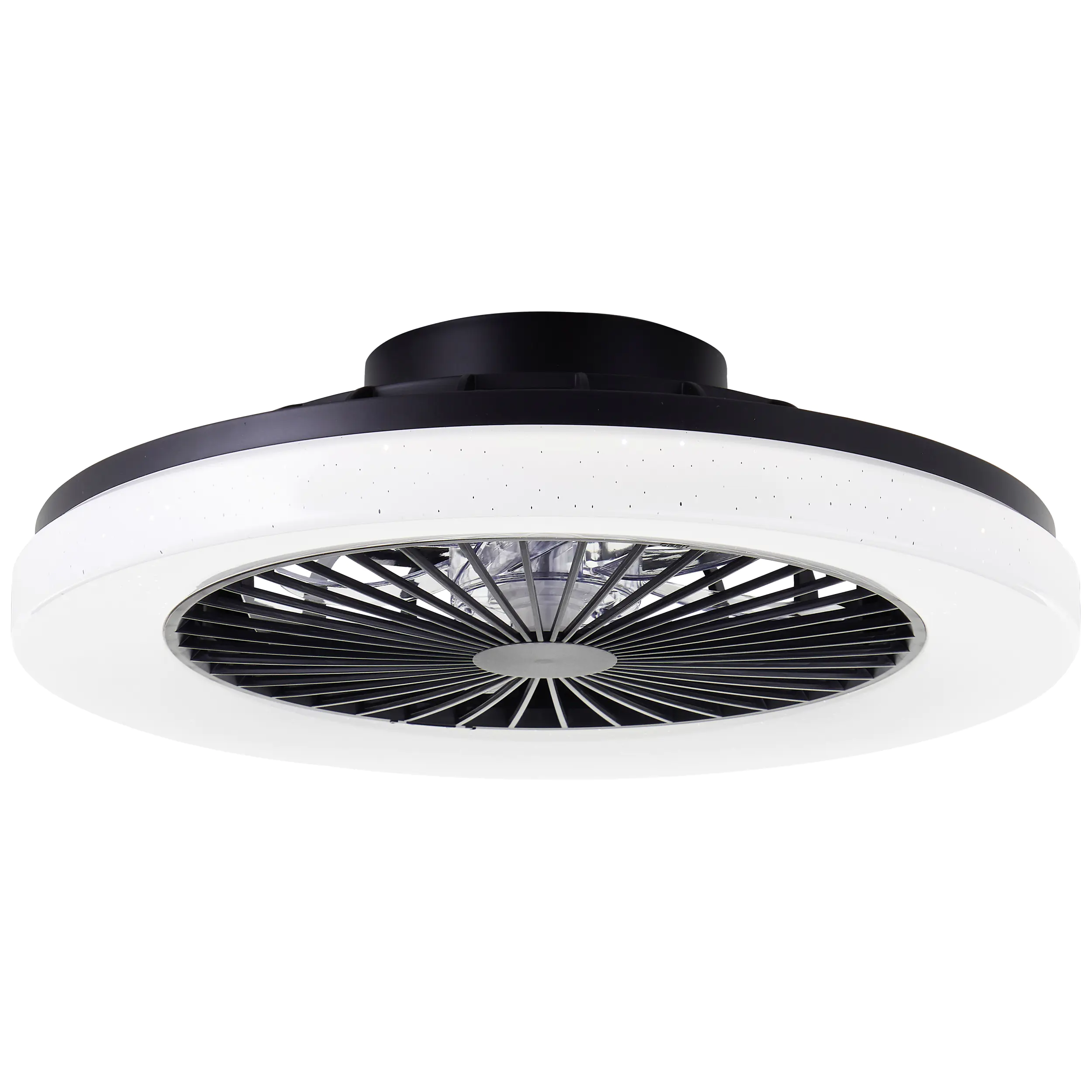 Brilliant LED Deckenleuchte mit Ventilator Siano Ø 48 cm 40 W schwarz 