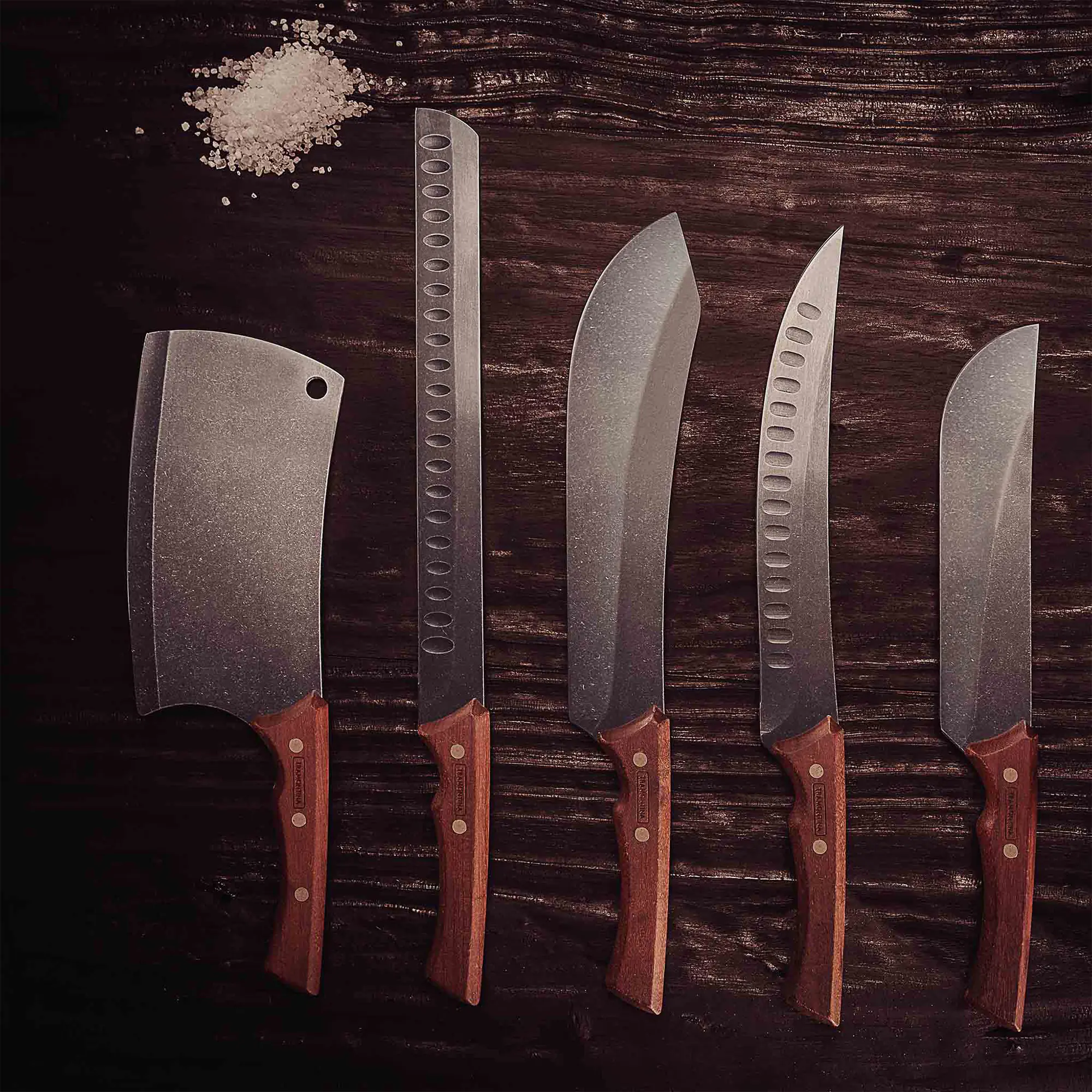 Tramontina Churrasco Schinkenmesser 44 cm schwarz