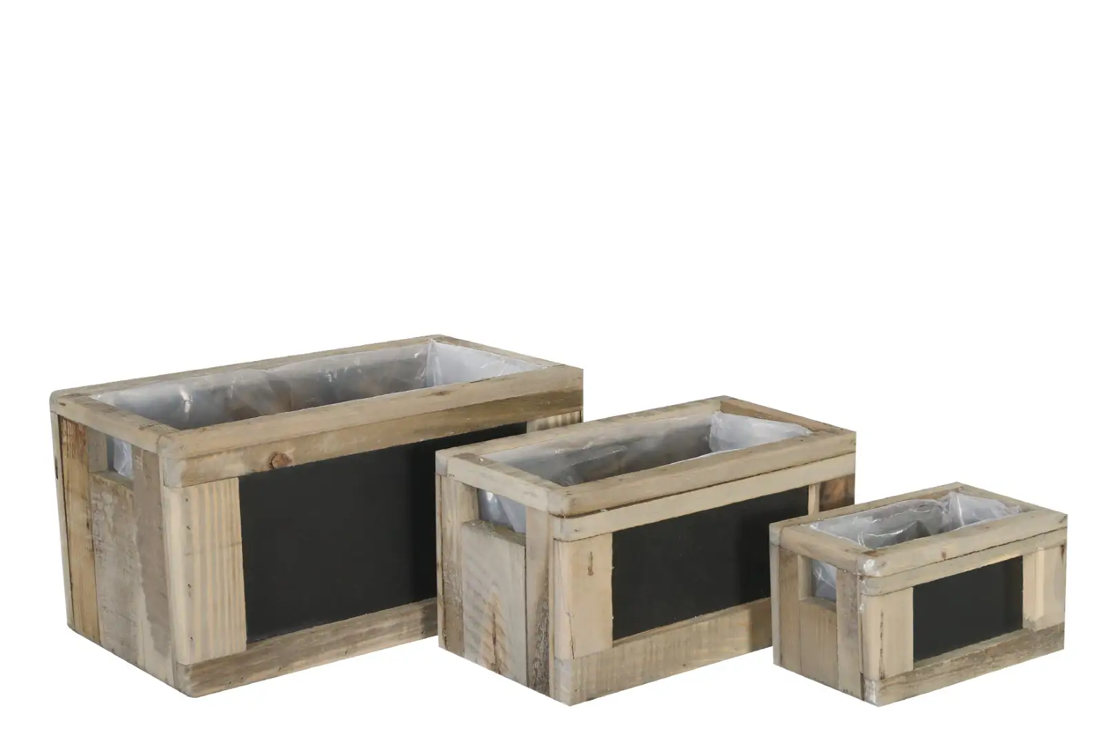 Dijk Pflanzgefäß 31,5 x 17,5 x 16,5 cm dunkelgrau