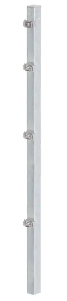 Alberts Zaunpfosten inkl. Klemmlasche 120 cm 60 x 40 mm feuerverzinkt
