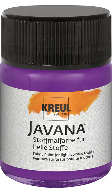 Kreul Javana Stoffmalfarbe für helle Stoffe violett 50 ml