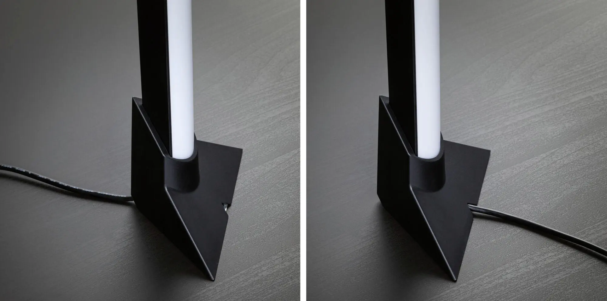 Paulmann Entertain LED Lightbar Standfuß schwarz 2er Set Kunststoff