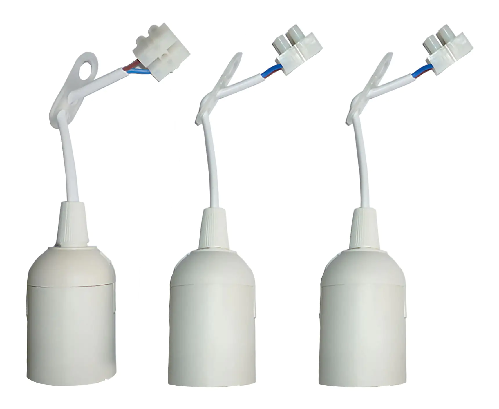 4333692054447 TrendLine Baustellenfassung E 27, weiß, 3er Pack