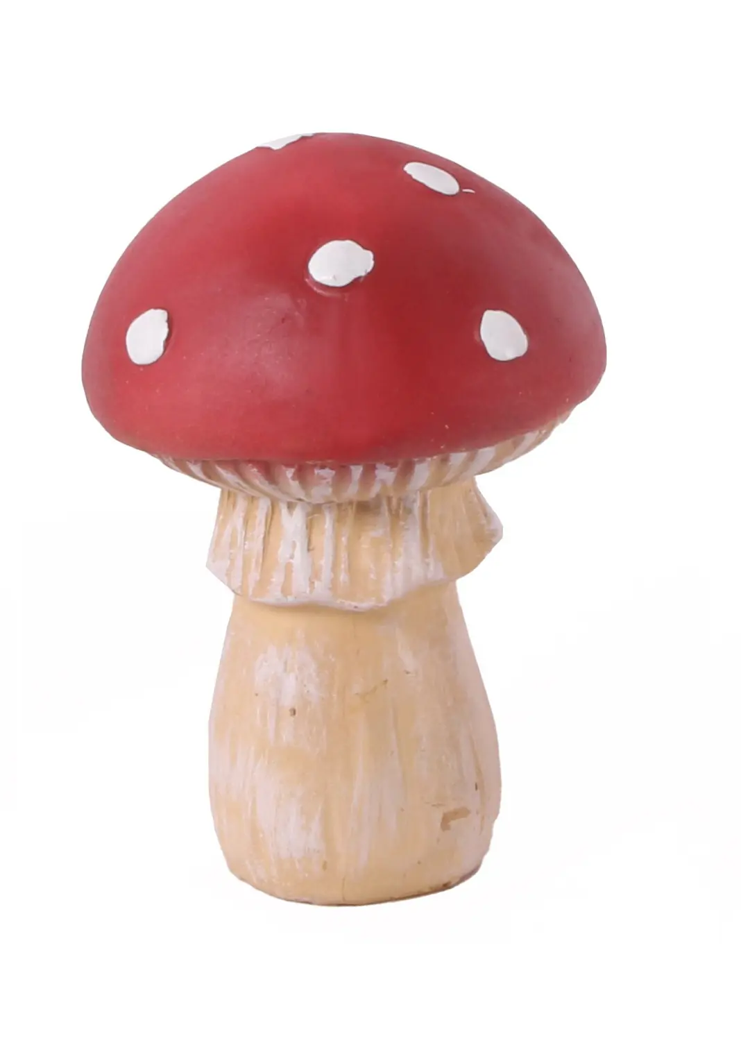 TrendLine Dekofigur Pilz 14 x 10 cm rot weiß