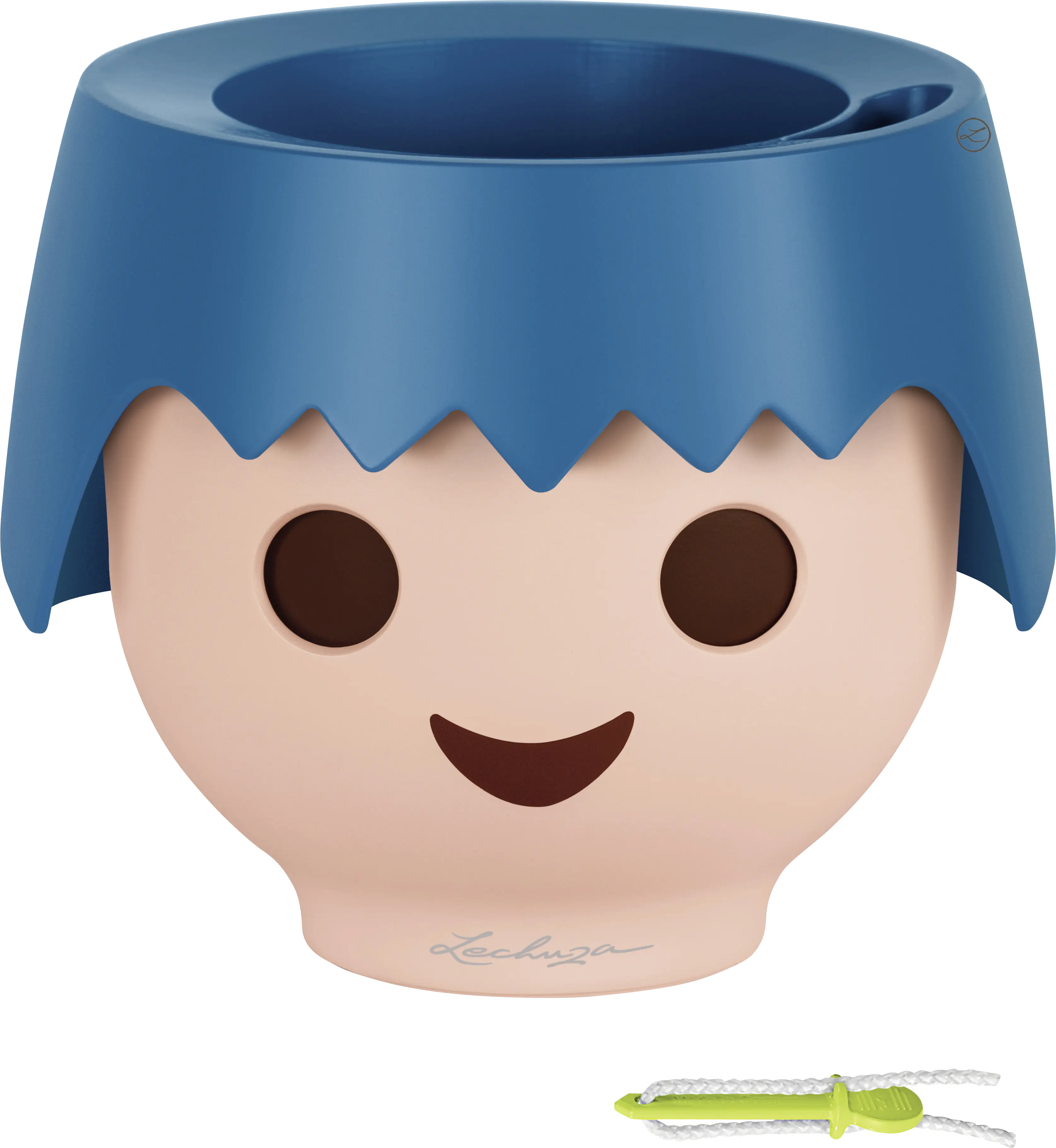 Lechuza Blumentopf Playmobil® OJO Ø 21 cm ocean blue