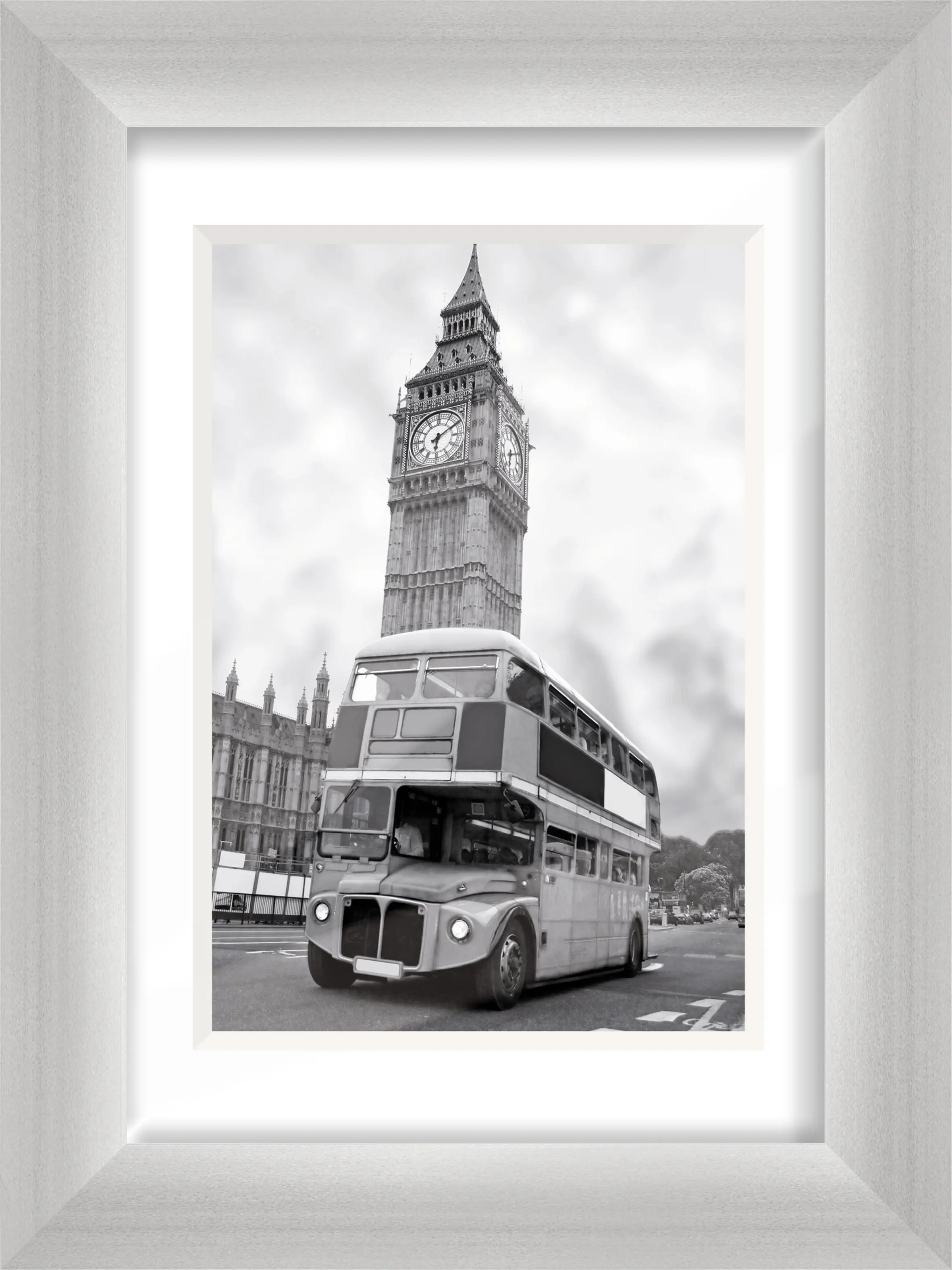 Alu Bilderrahmen Premium silber brushed 13 x 18 cm