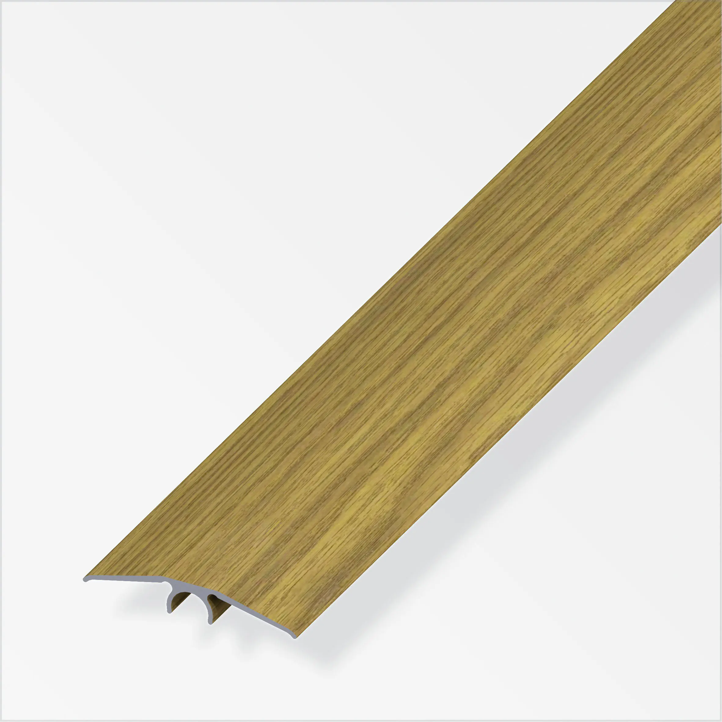 alfer Übergangs-Profil 1 m, 46 mm Aluminium beschichtet sublimiert eiche