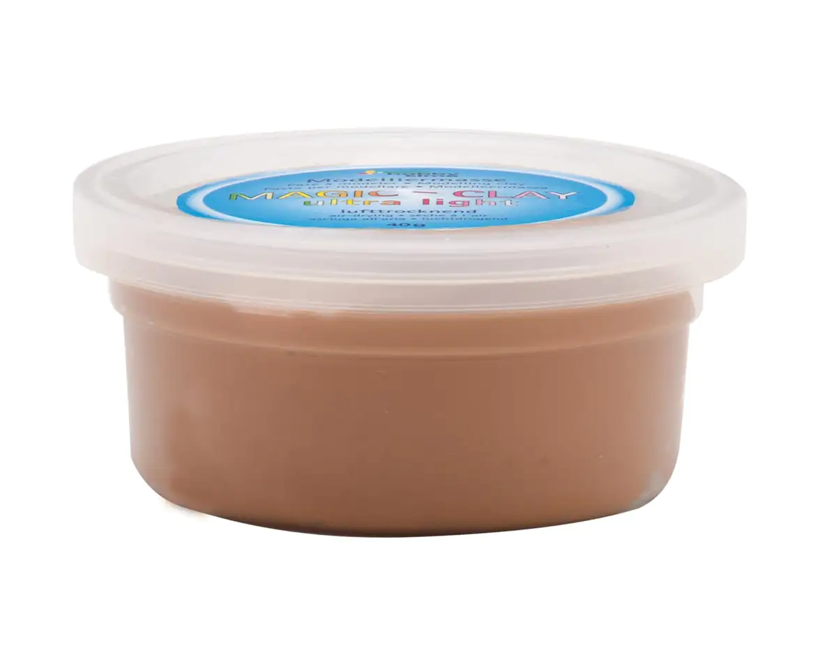 Glorex Magic-Clay schokobraun 40 g