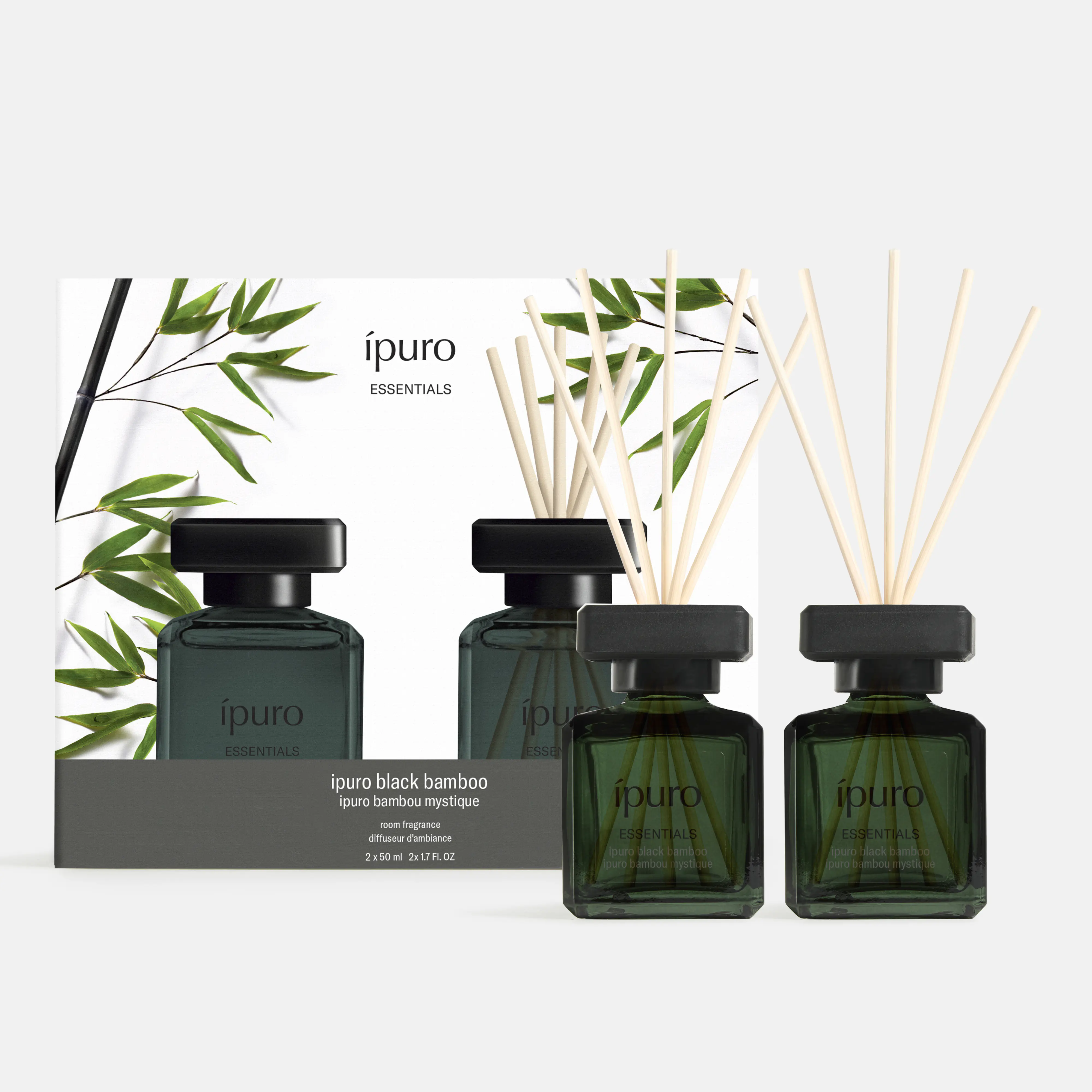 ipuro Raumduft Essentials Black Bamboo 2 x 50 ml