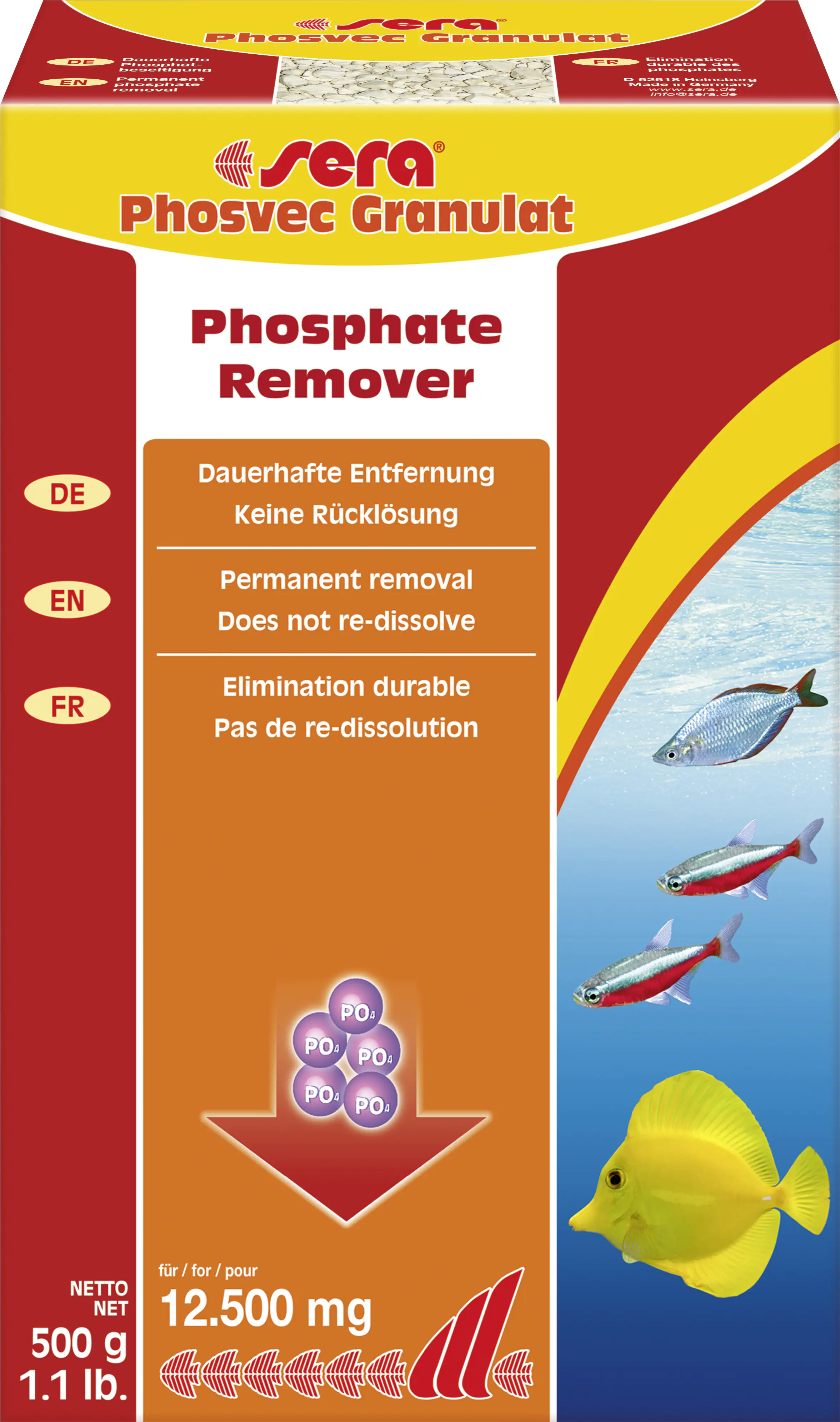 Sera Aquariumfiltermedium Phosvec Granulat 500 g
