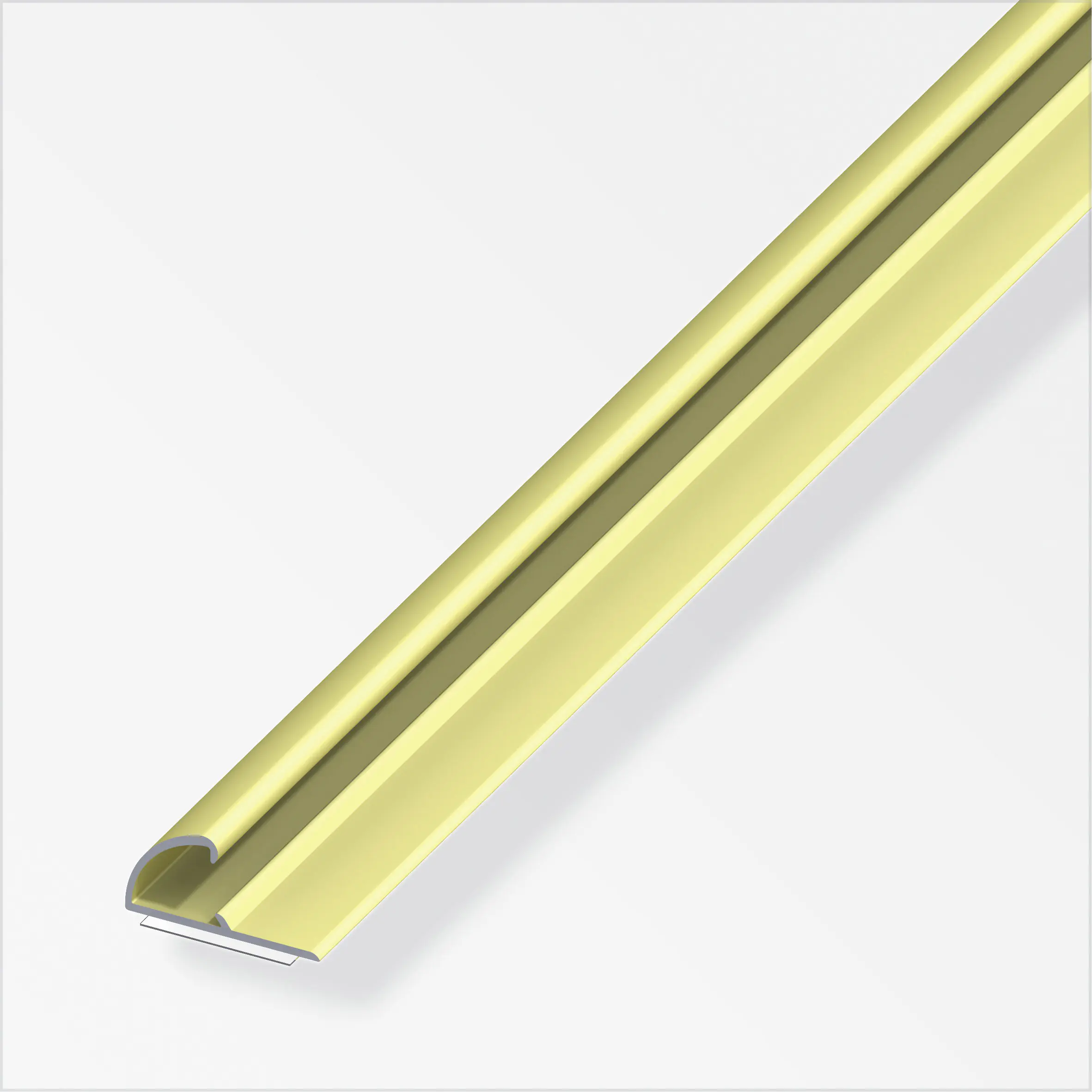 alfer Einfassprofil 1 m, 26 x 13 mm Aluminium eloxiert messing