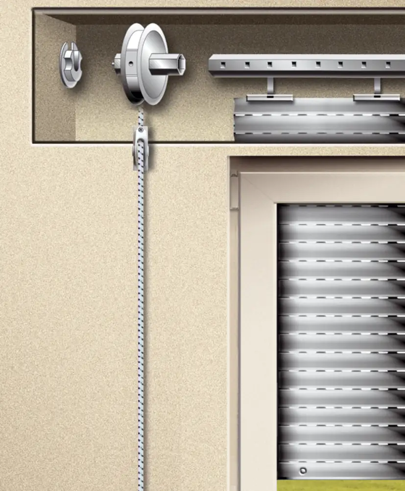 Schellenberg Schnurführung weiß, für Rollladen-Schnüre Schellenberg Schnurführung weiß, für Rollladen-Schnüre