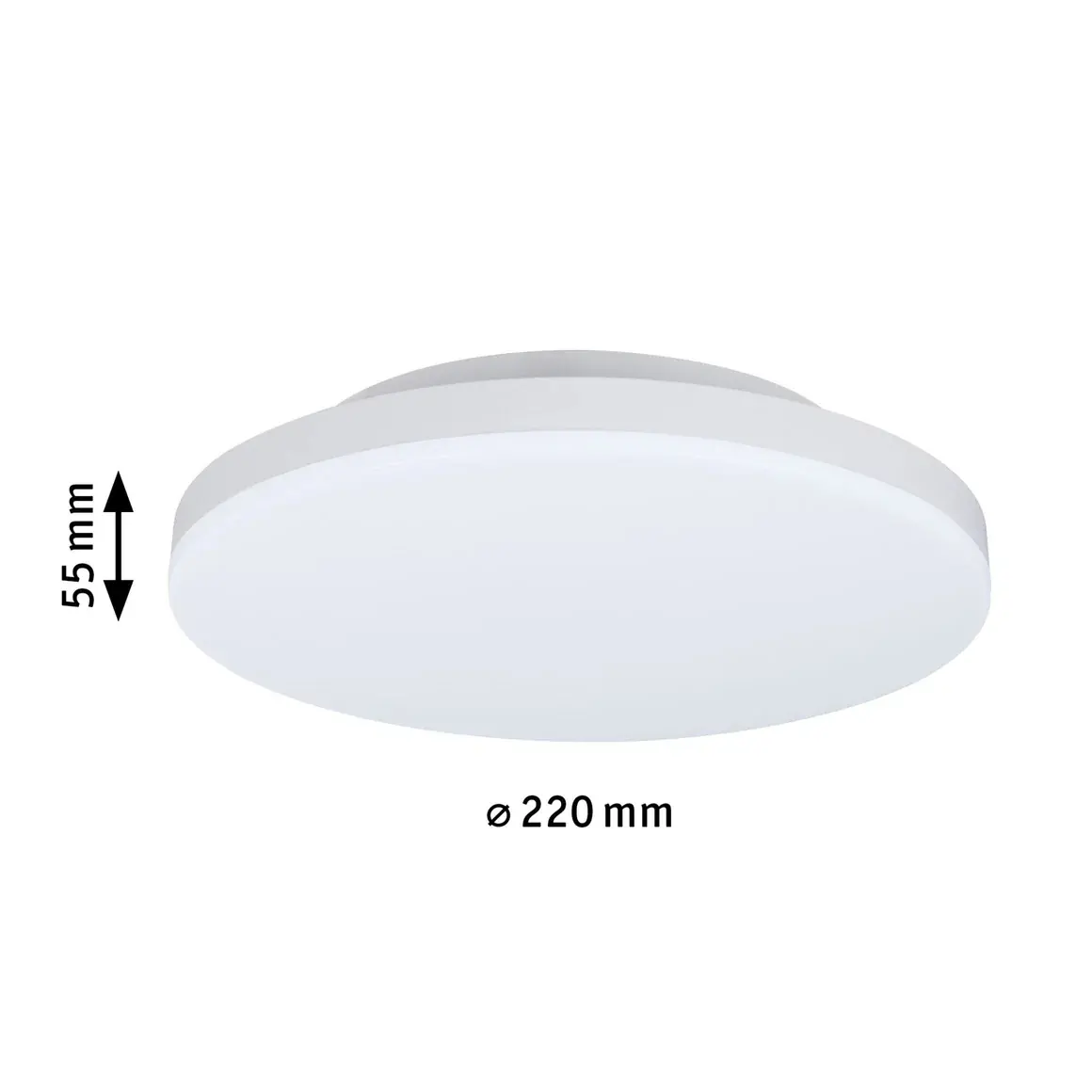 Paulmann LED Deckenleuchte Siena Ø 22 cm 12,3 W warmweiß