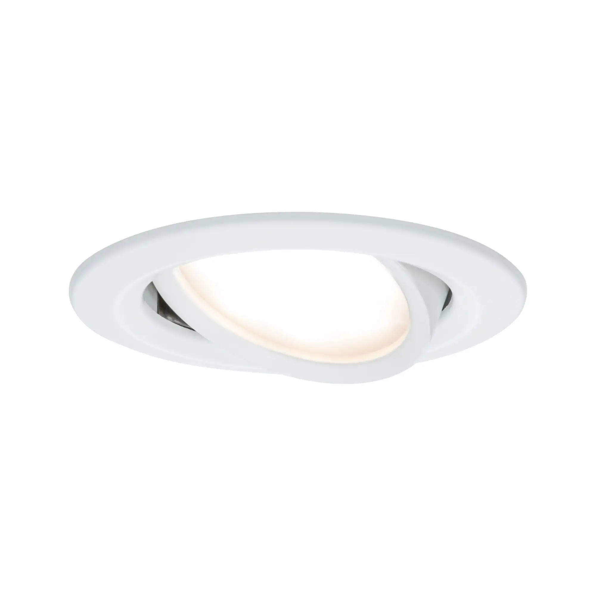 Paulmann LED Einbauleuchte Nova Coin weiß-matt 8,4 cm dimmbar warmweiß