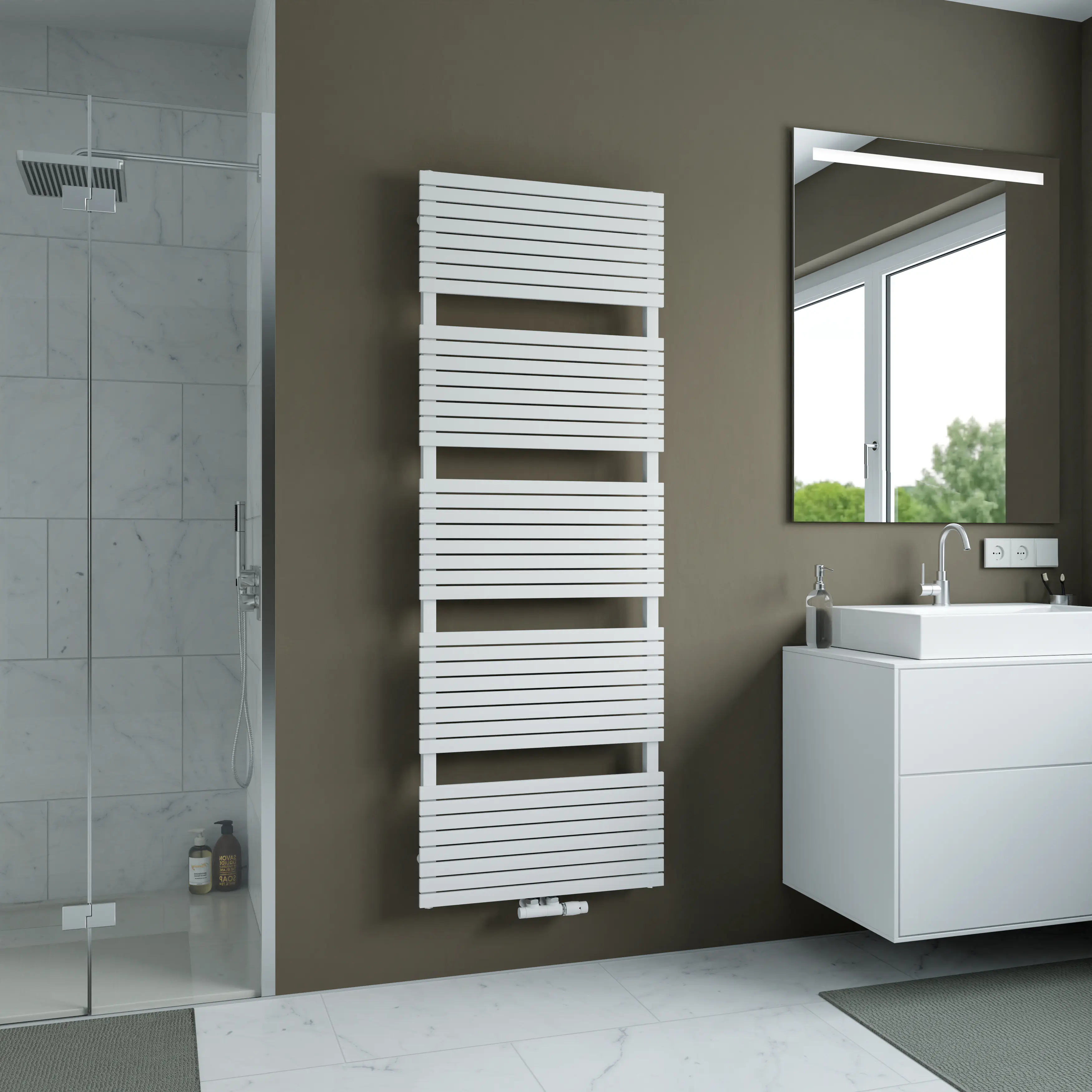 Ximax Handtuchheizkörper P2 Slim 167,5 x 60 cm 997 Watt weiß 