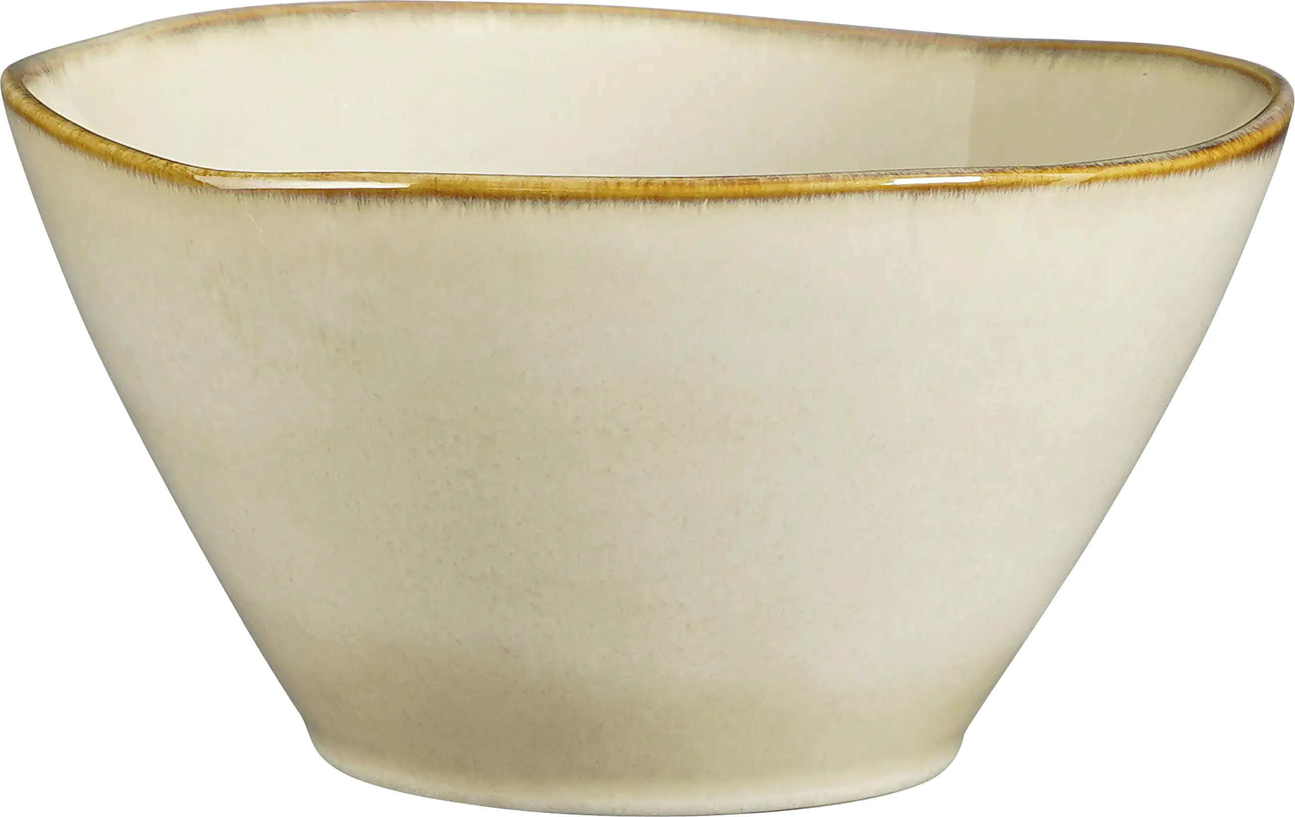 Mica Decorations Schale Racco stoneware 9,5 x 18 cm beige