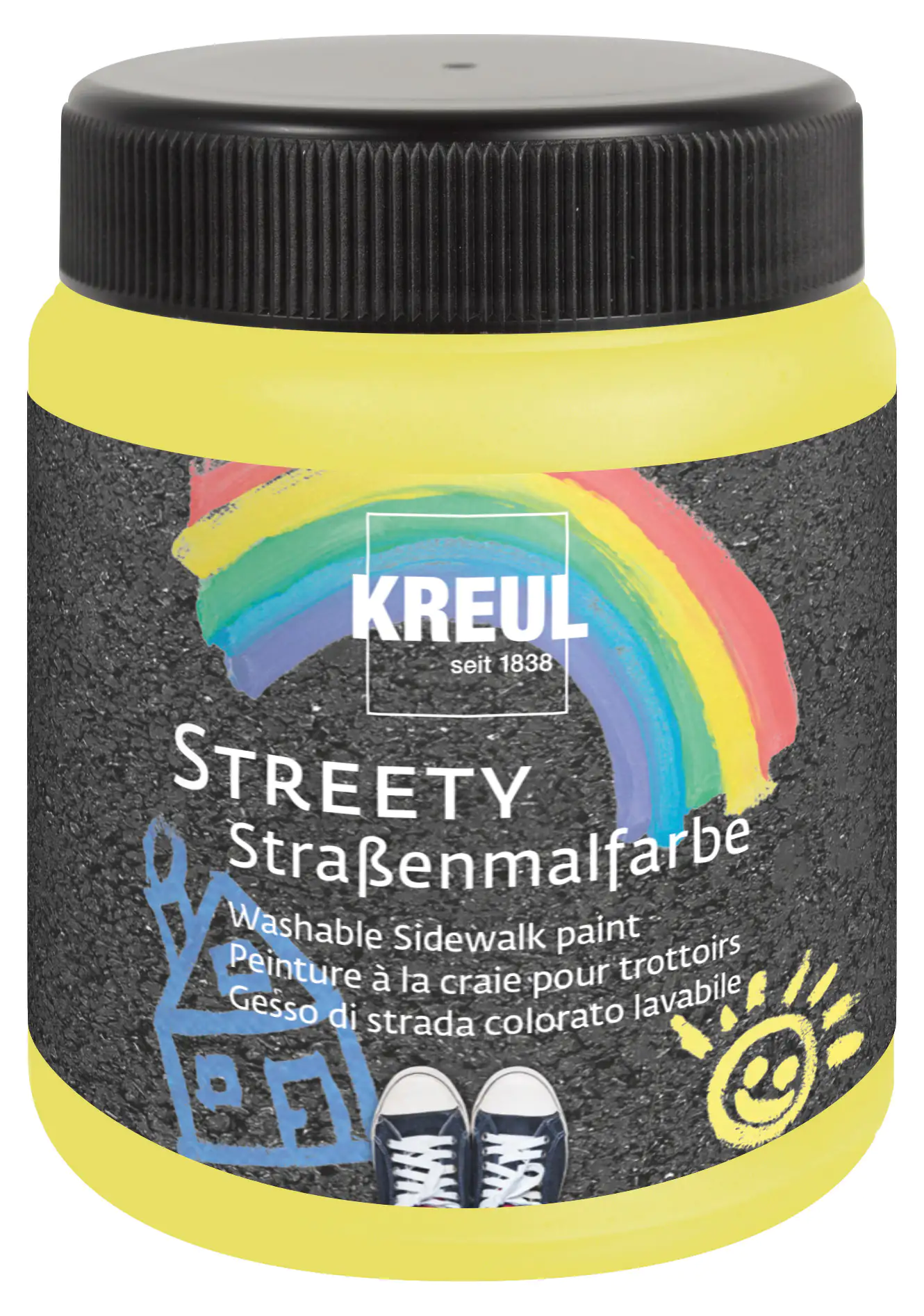 Kreul Streety Straßenmalfarbe Gummientengelb 200 ml