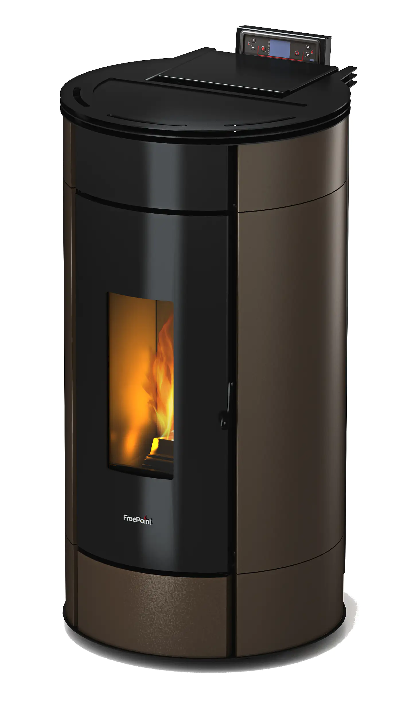 FreePoint Pelletofen Globe Stahl 10,5 kW schwarz-braun FreePoint Pelletofen Globe Stahl 10,5 kW schwarz-braun