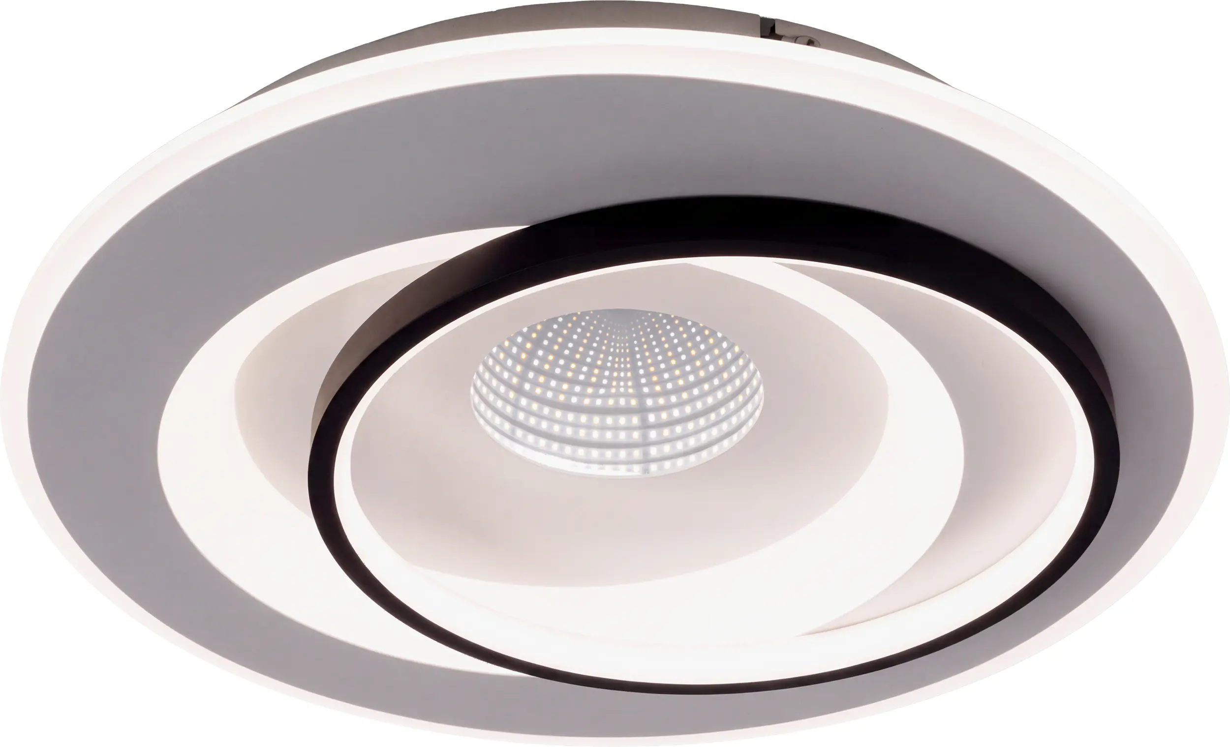 Light & More LED Deckenleuchte Lupin 3D-Effekt 40 W Metall warm-kaltweiß