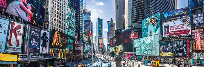 Deco-Panel Bild - Time Square 90 x 29 cm
