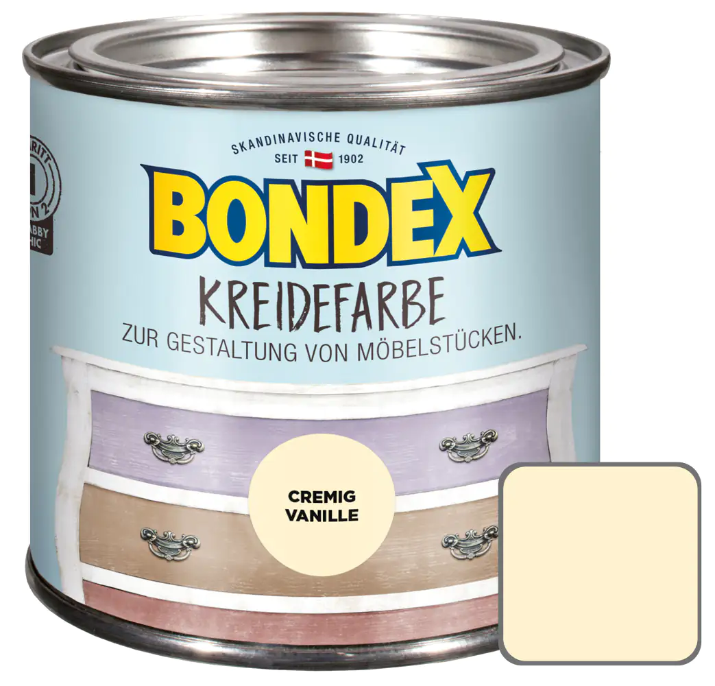 5010426802572 Bondex Kreidefarbe 500 ml cremig vanille
