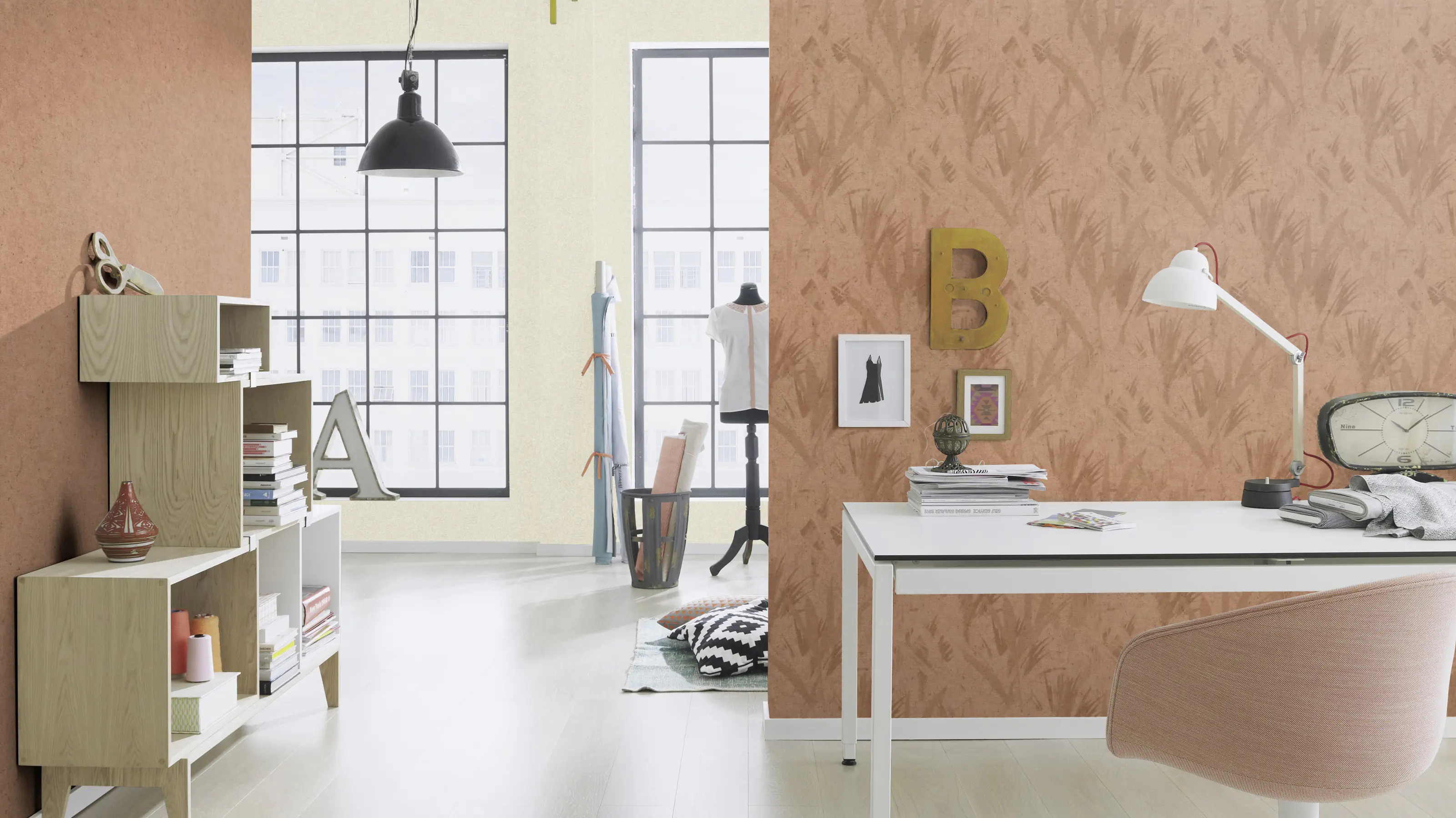 Rasch Vliestapete 520248 Concrete putzstruktur beige, 10,05 x 0,53 m